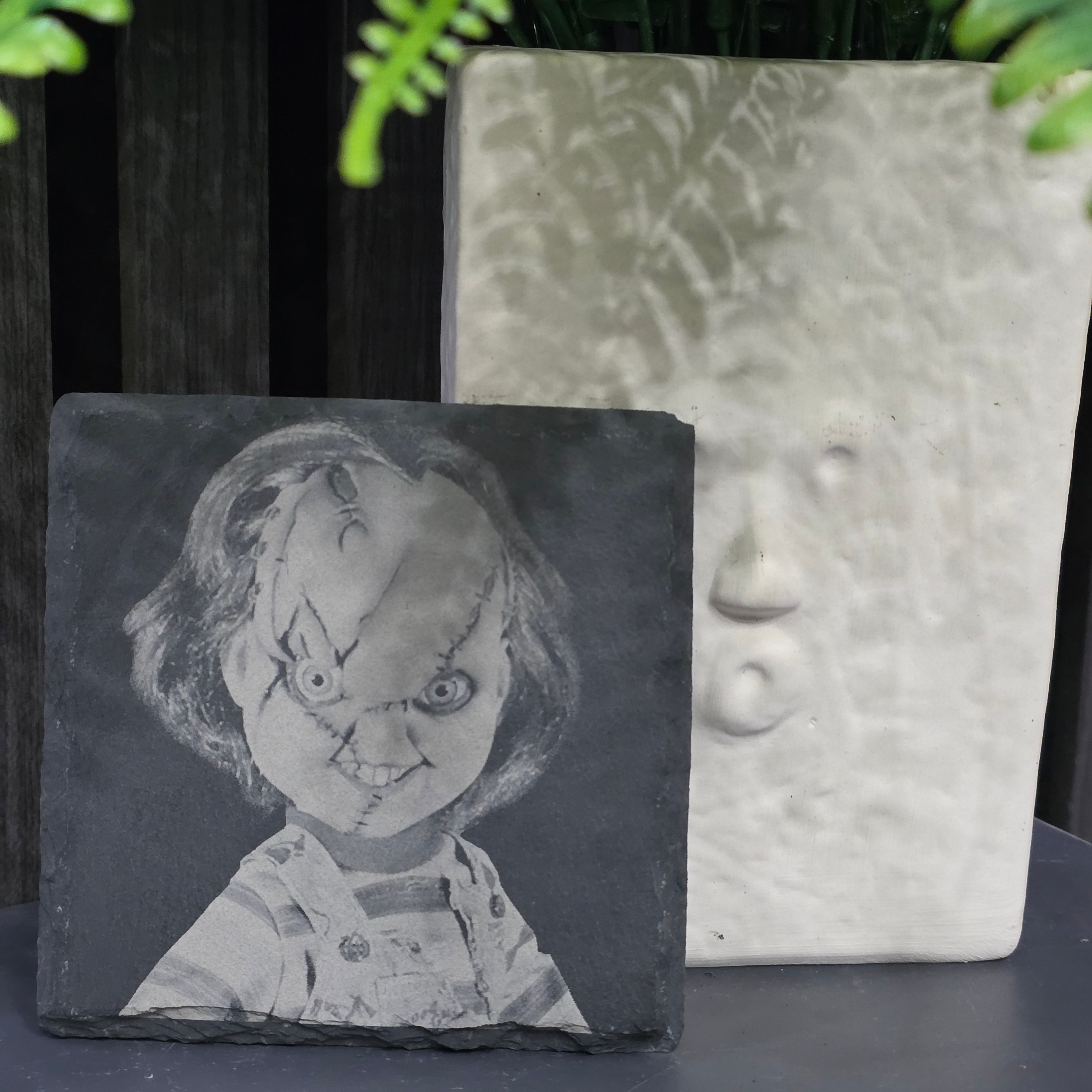 Horror Character Slate Coasters