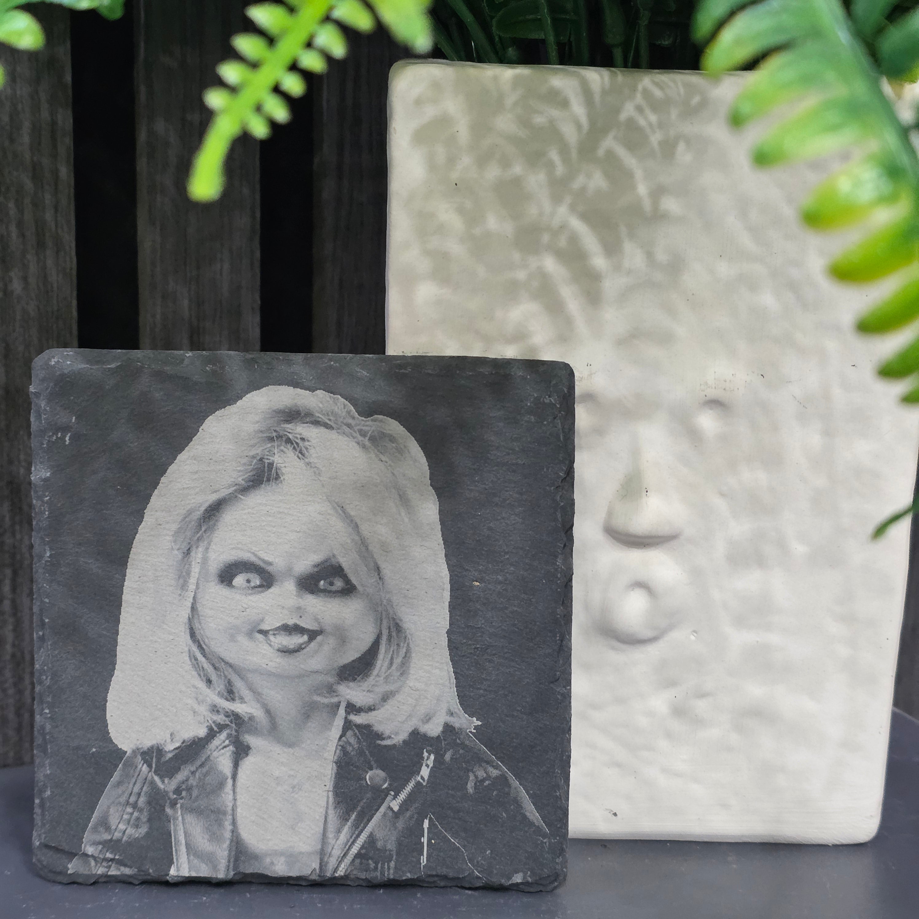 Horror Character Slate Coasters