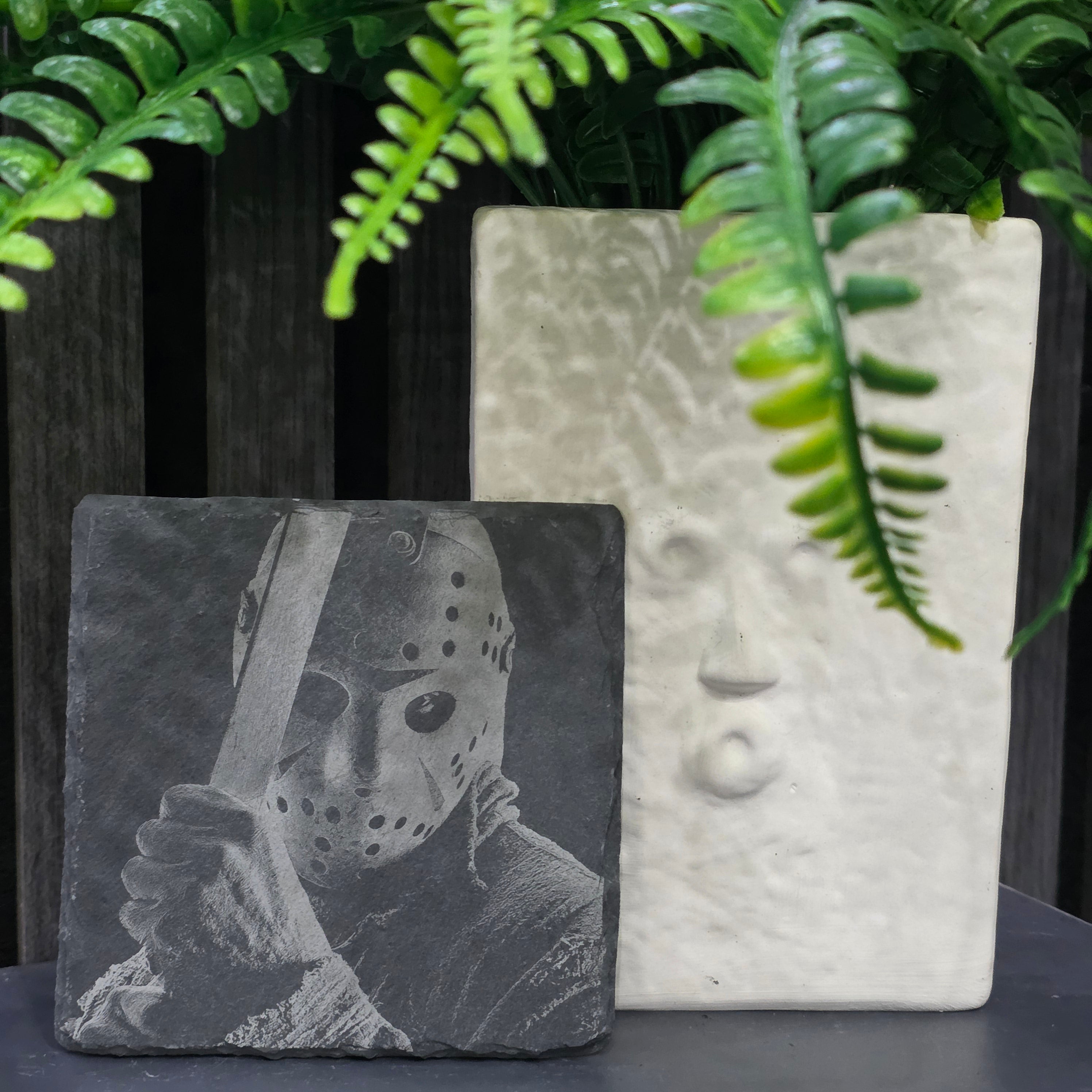 Horror Character Slate Coasters