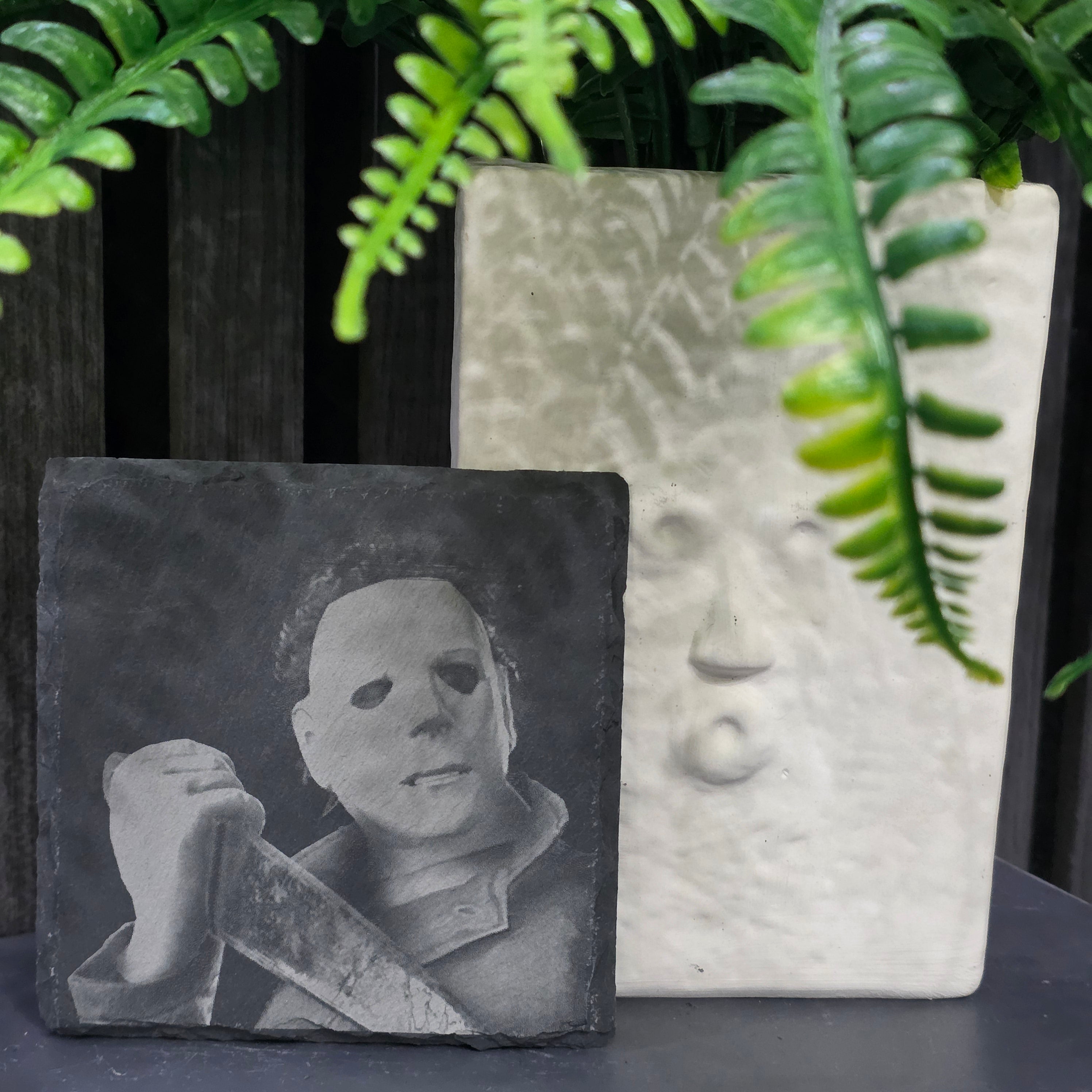 Horror Character Slate Coasters