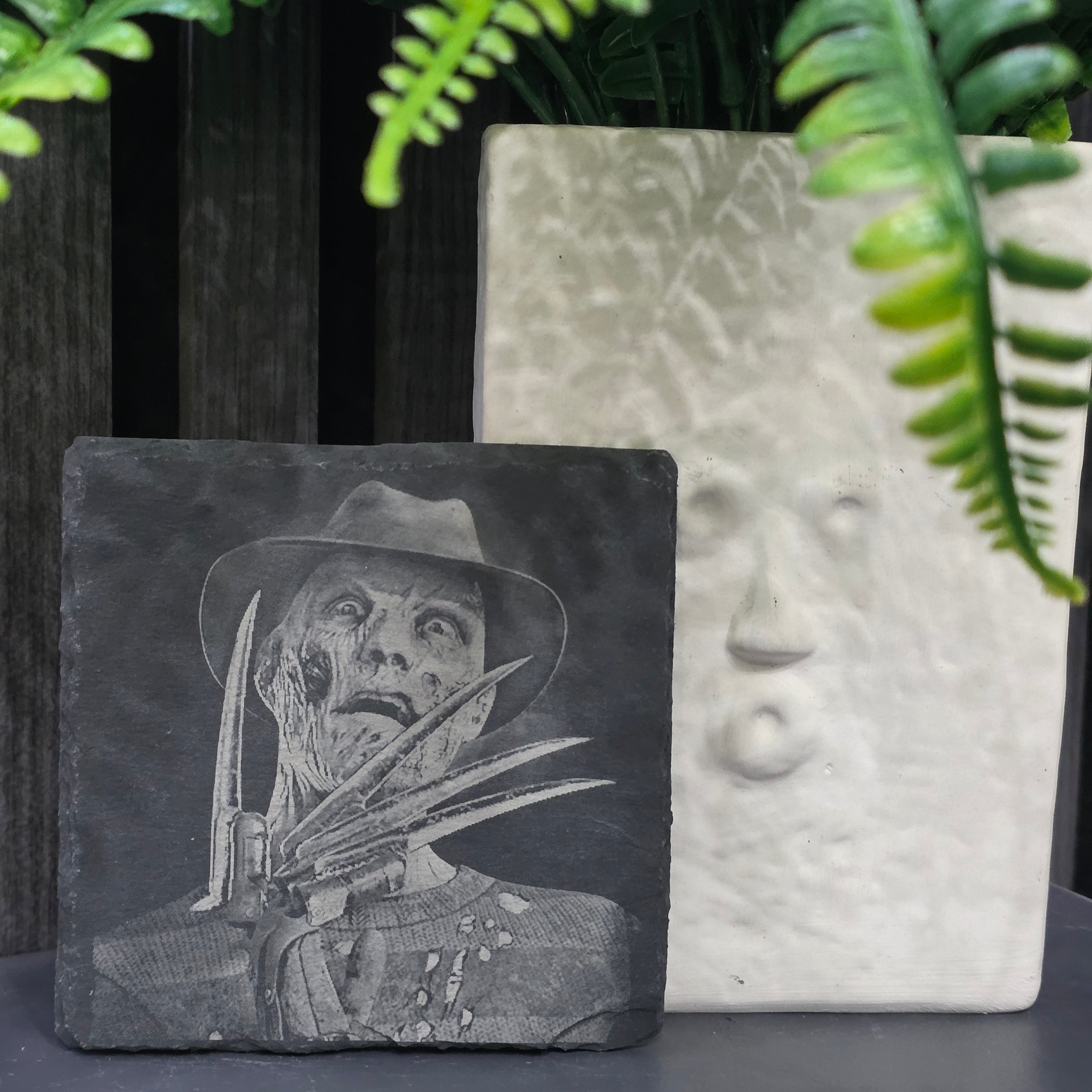 Horror Character Slate Coasters