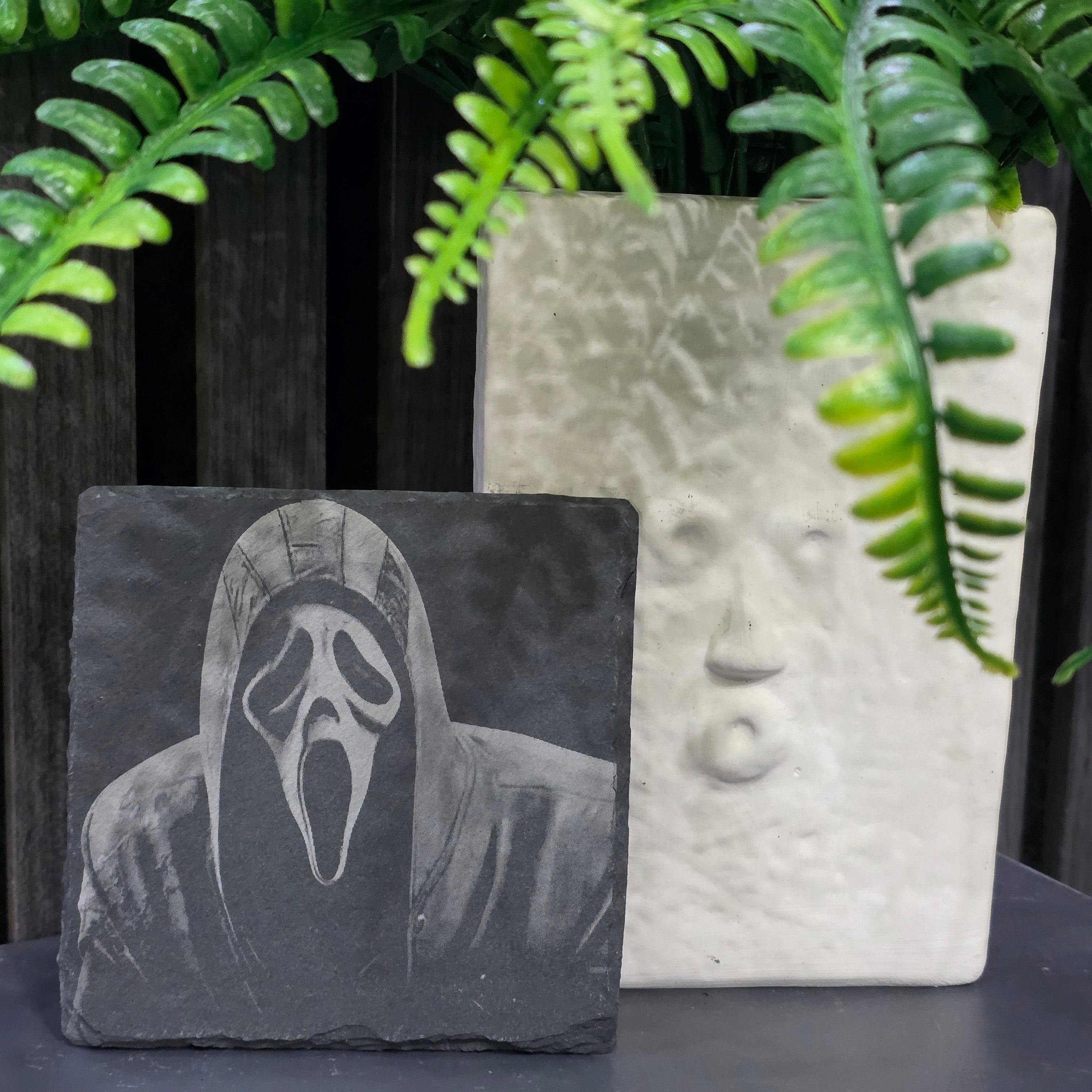 Horror Character Slate Coasters