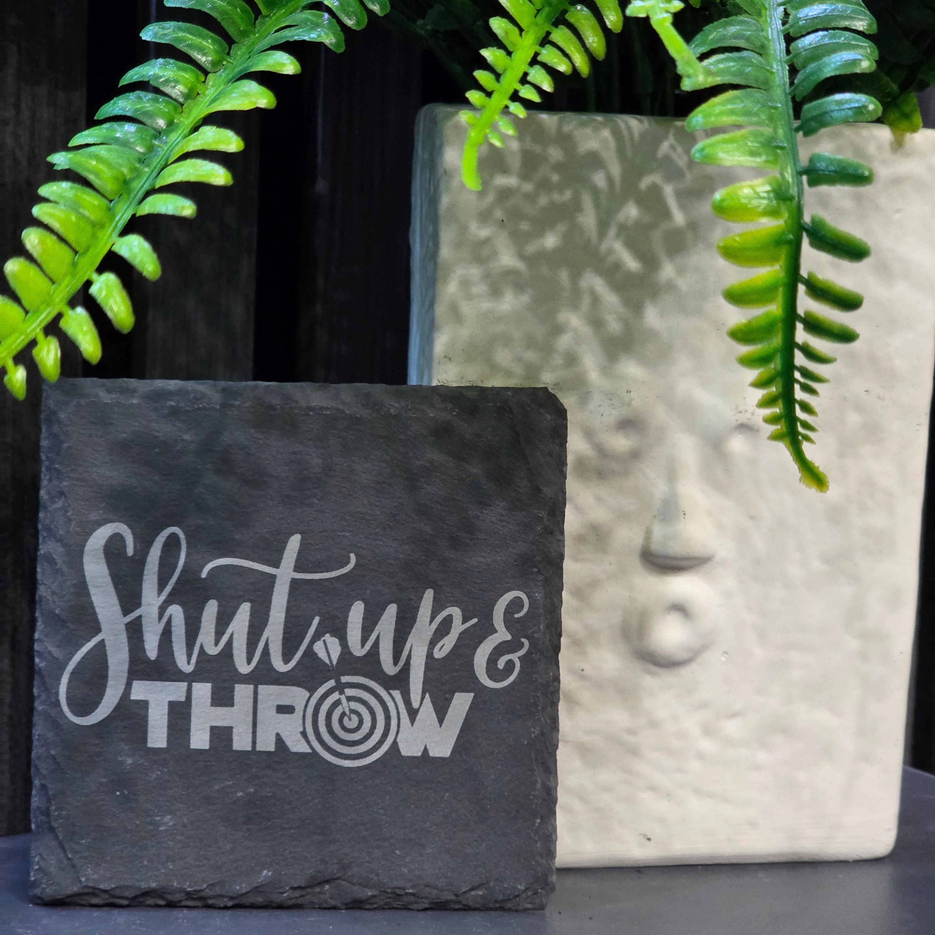 Darts Inspired Slate Coasters