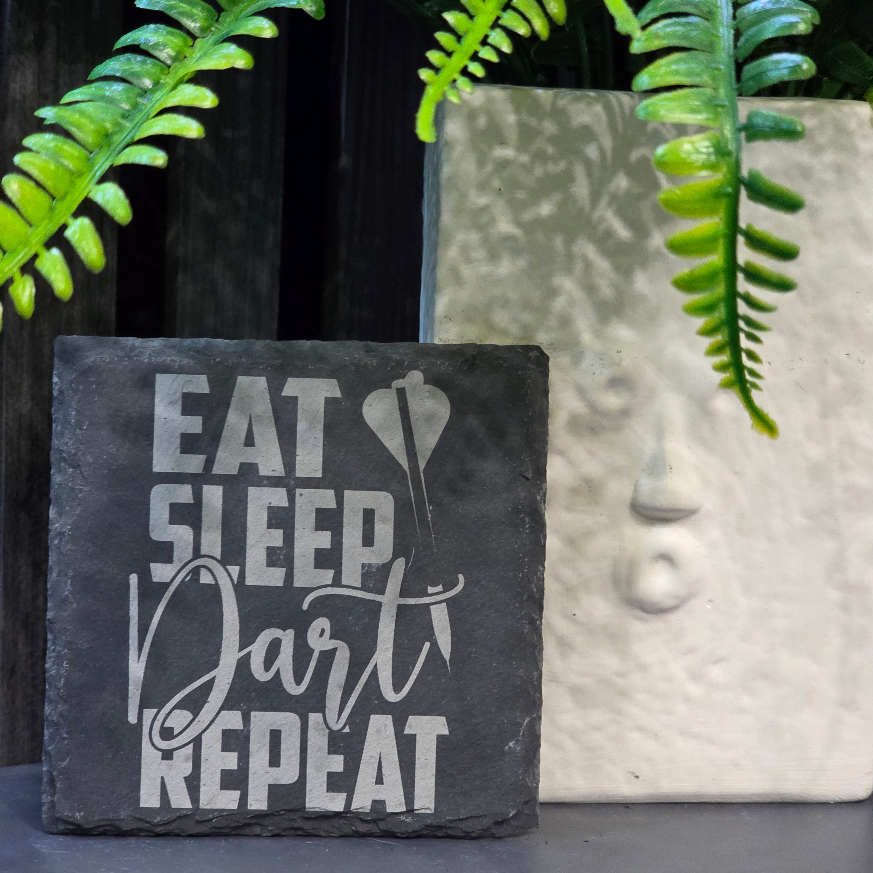 Darts Inspired Slate Coasters