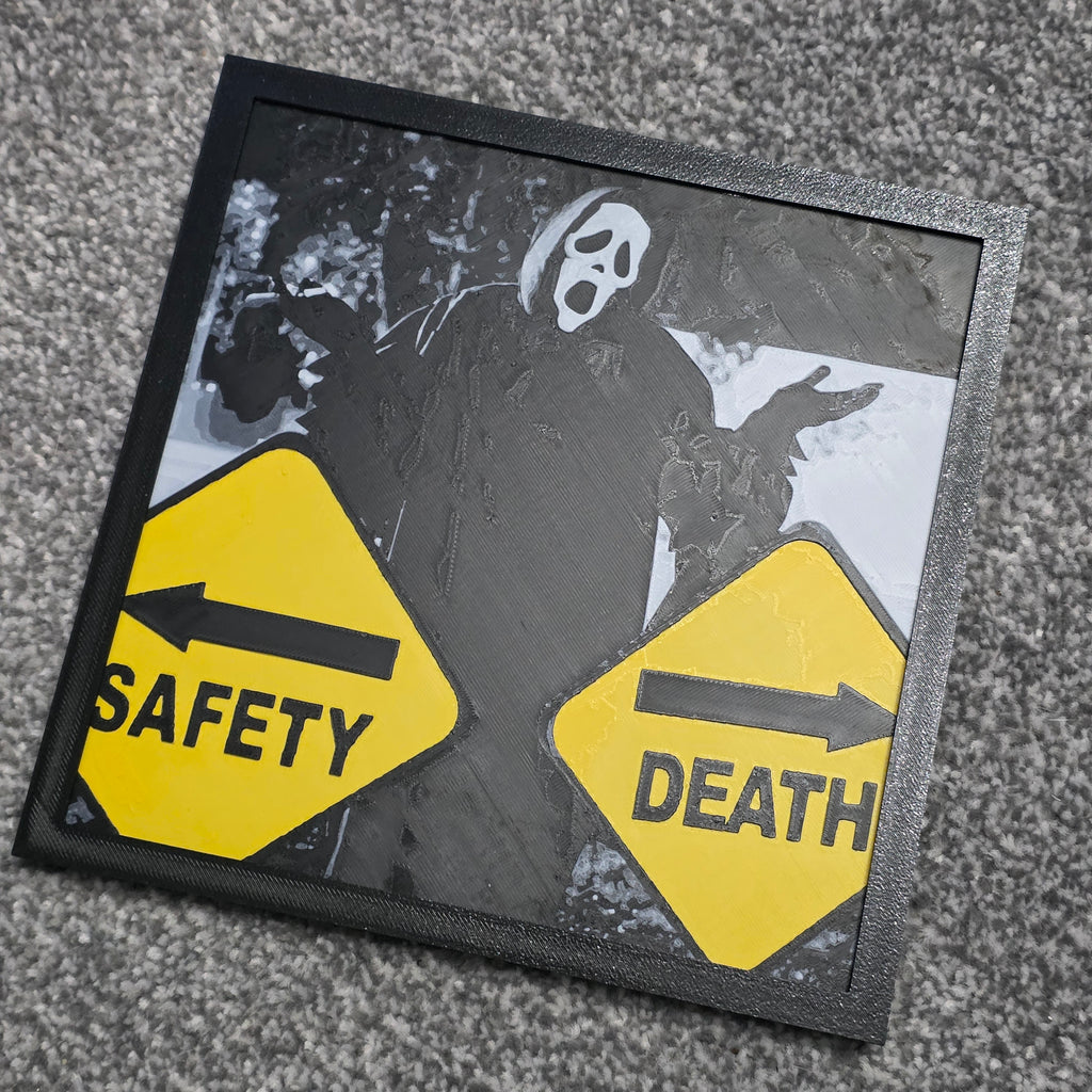 Premium 3D Printed Hueforge Wall Art - Horror Editions