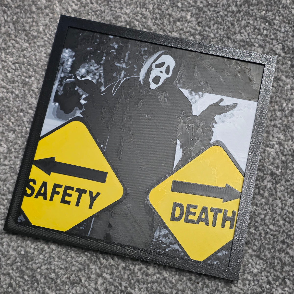 Premium 3D Printed Hueforge Wall Art - Horror Editions