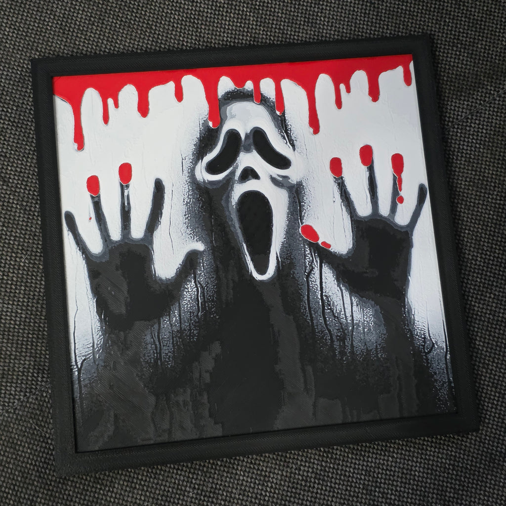 Premium 3D Printed Hueforge Wall Art - Horror Editions