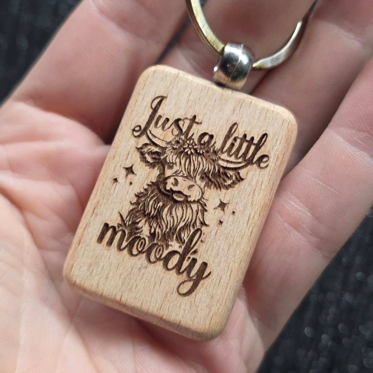 Laser Engraved Wooden Keychains – Funny, Rude & Sweary Quote Keyrings | 18+ Adult Gifts