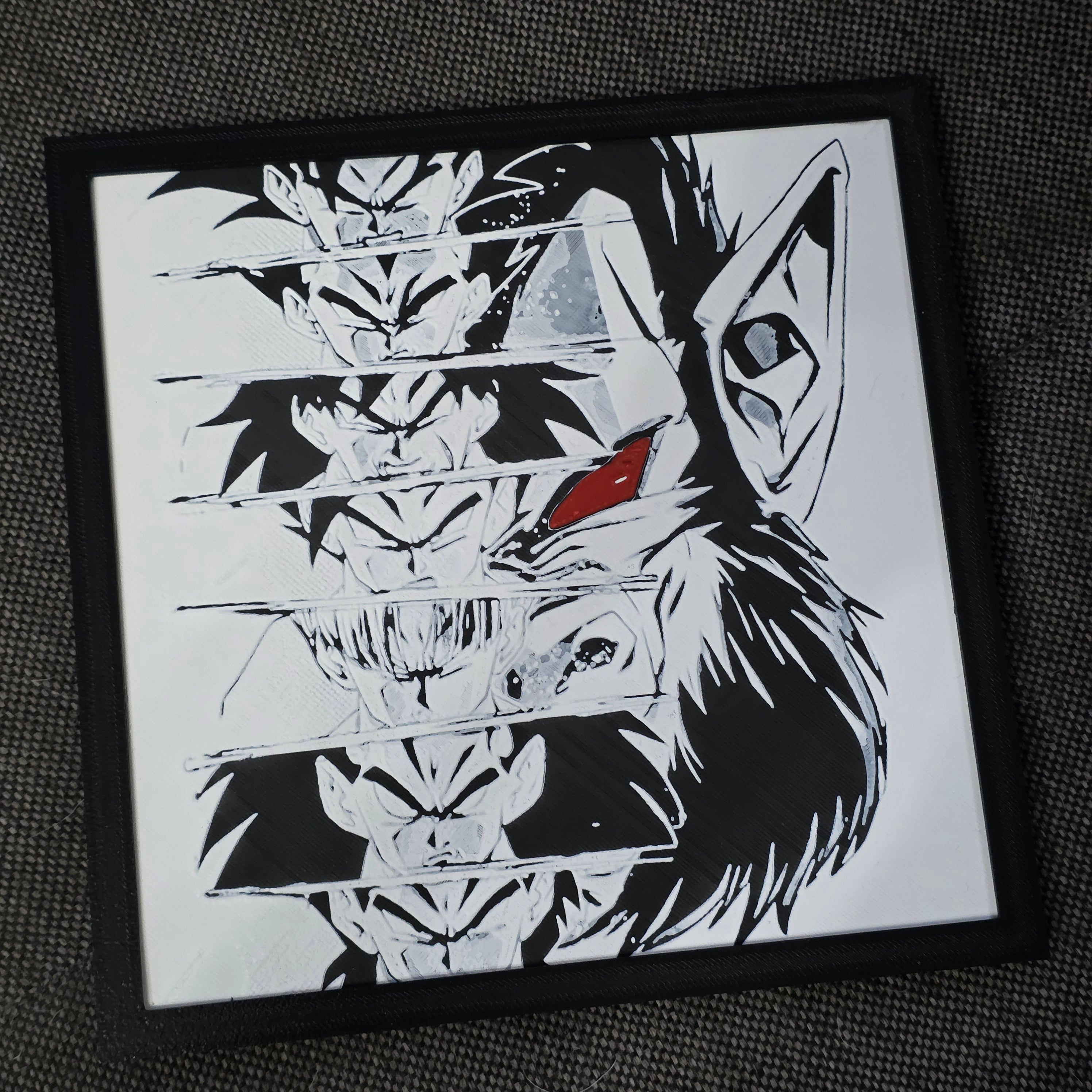 Premium 3D Printed Hueforge Wall Art – Anime Editions