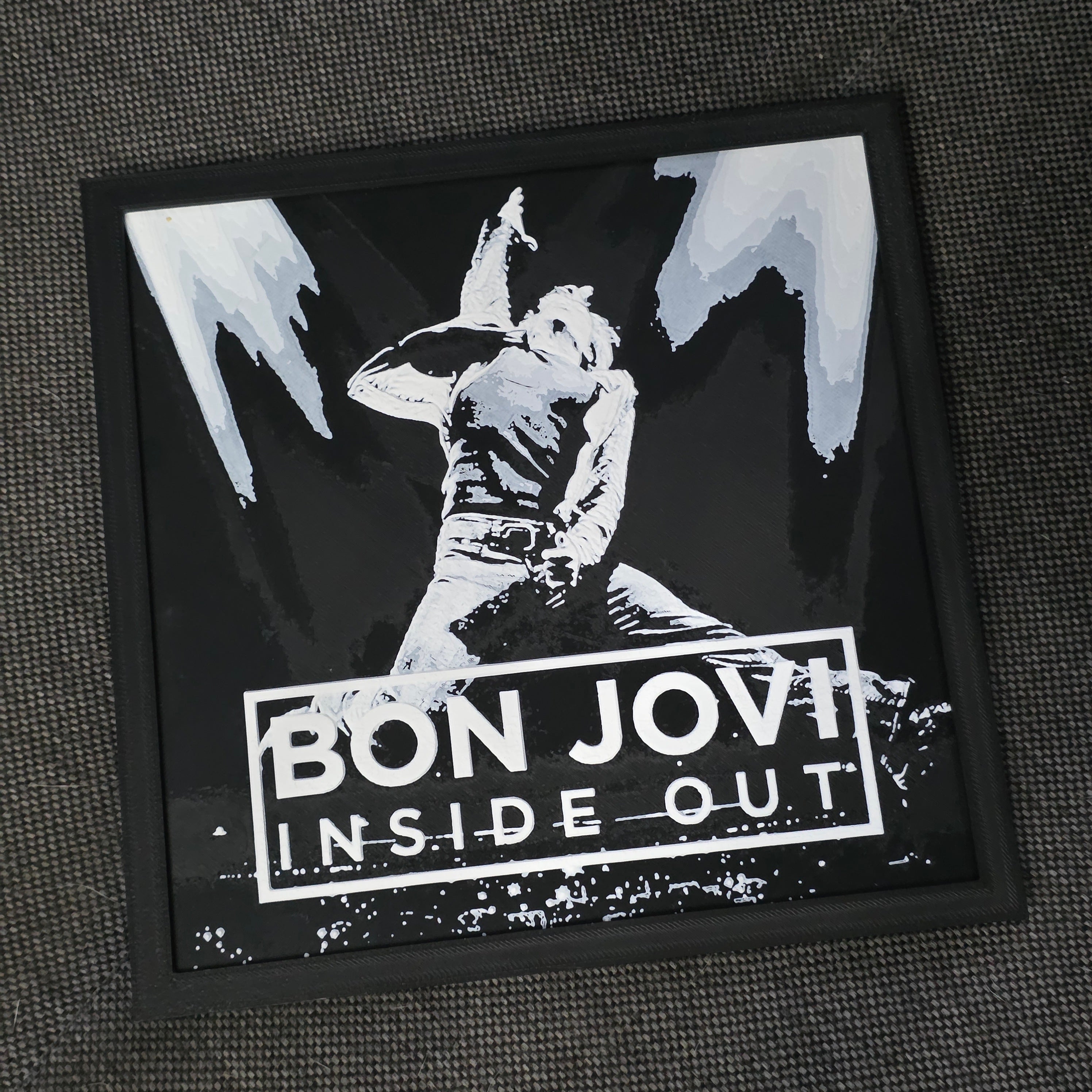 Premium 3D Printed Hueforge Wall Art – Music Editions