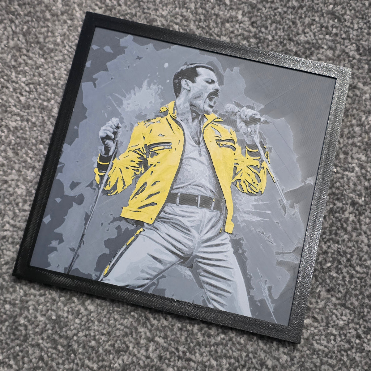 Premium 3D Printed Hueforge Wall Art – Music Editions