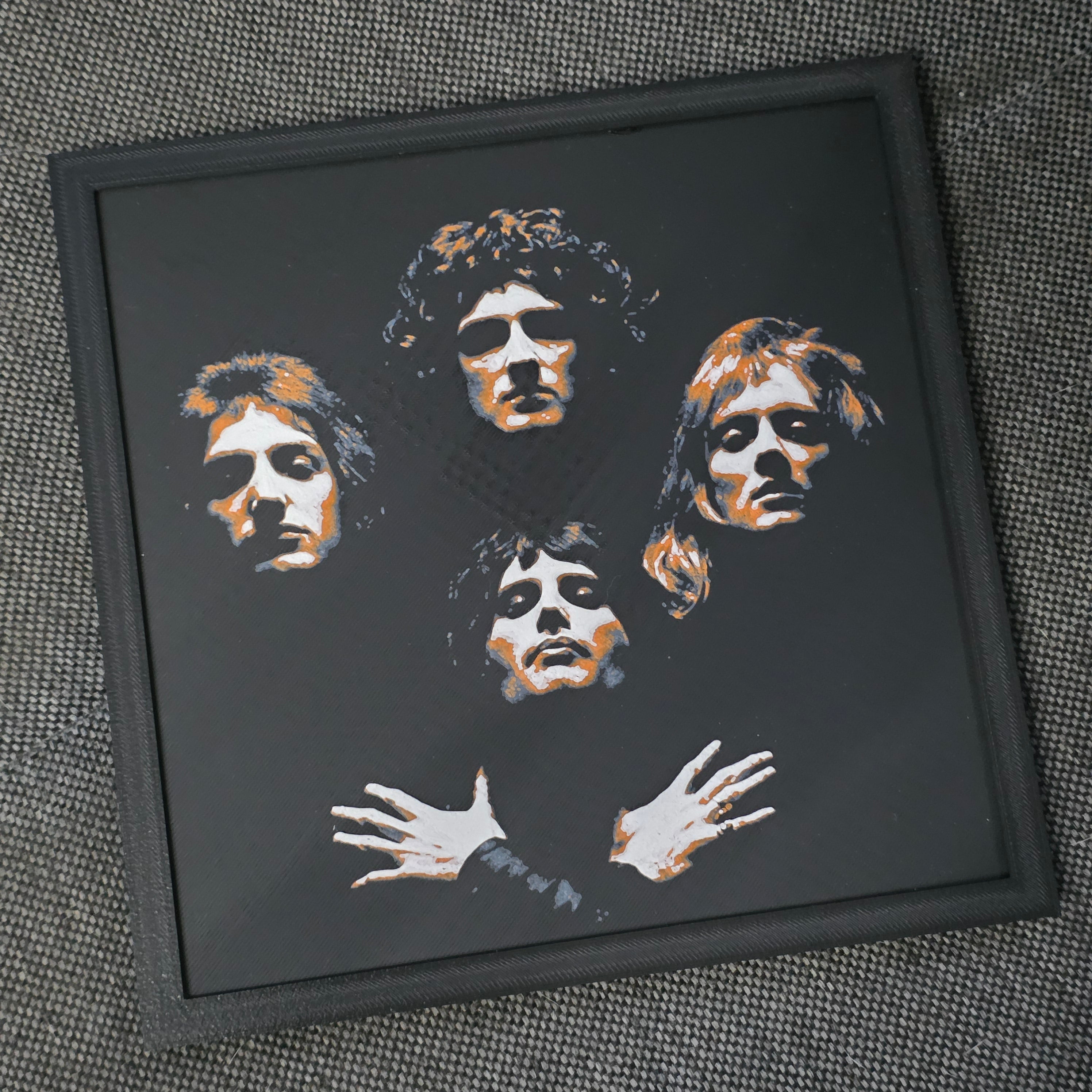 Premium 3D Printed Hueforge Wall Art – Music Editions