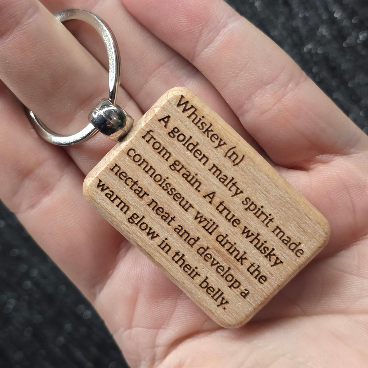 Laser Engraved Wooden Keychains – Funny, Rude & Sweary Quote Keyrings | 18+ Adult Gifts
