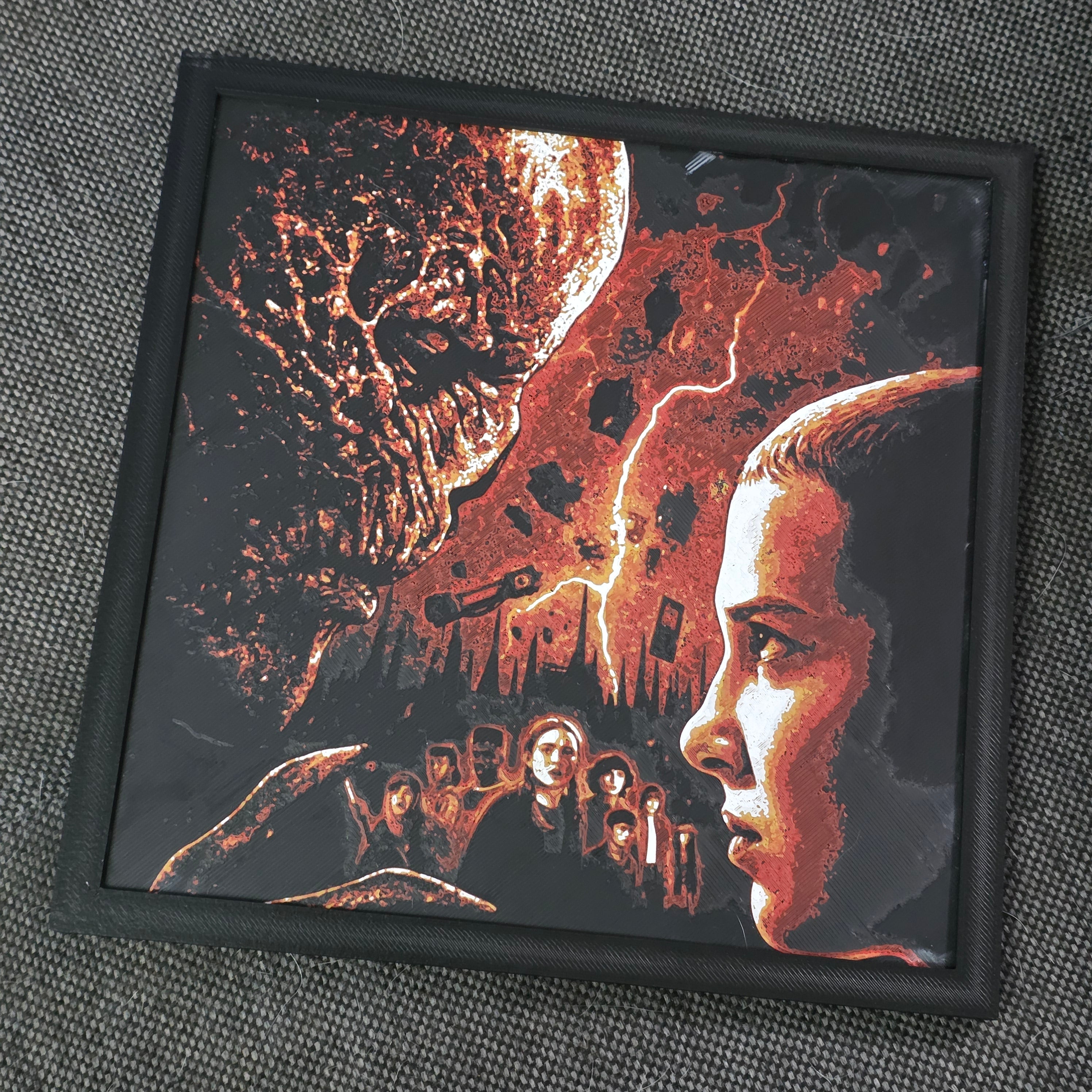 Premium 3D Printed Hueforge Wall Art – TV & Film Editions