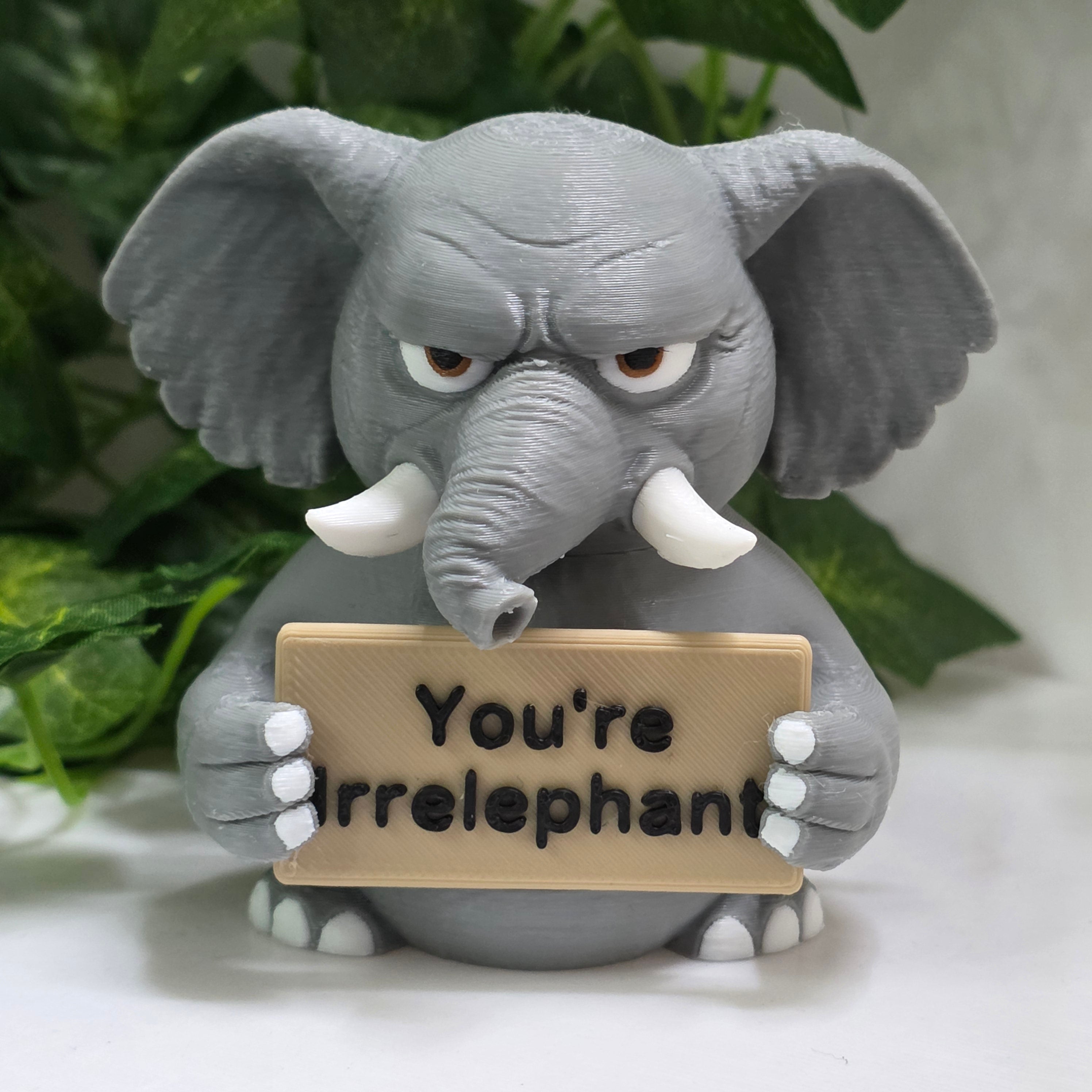 Animals With Attitude – 3D Printed Collectible Grumpy Animals | 40+ Designs to Collect | Cute Desk & Shelf Décor