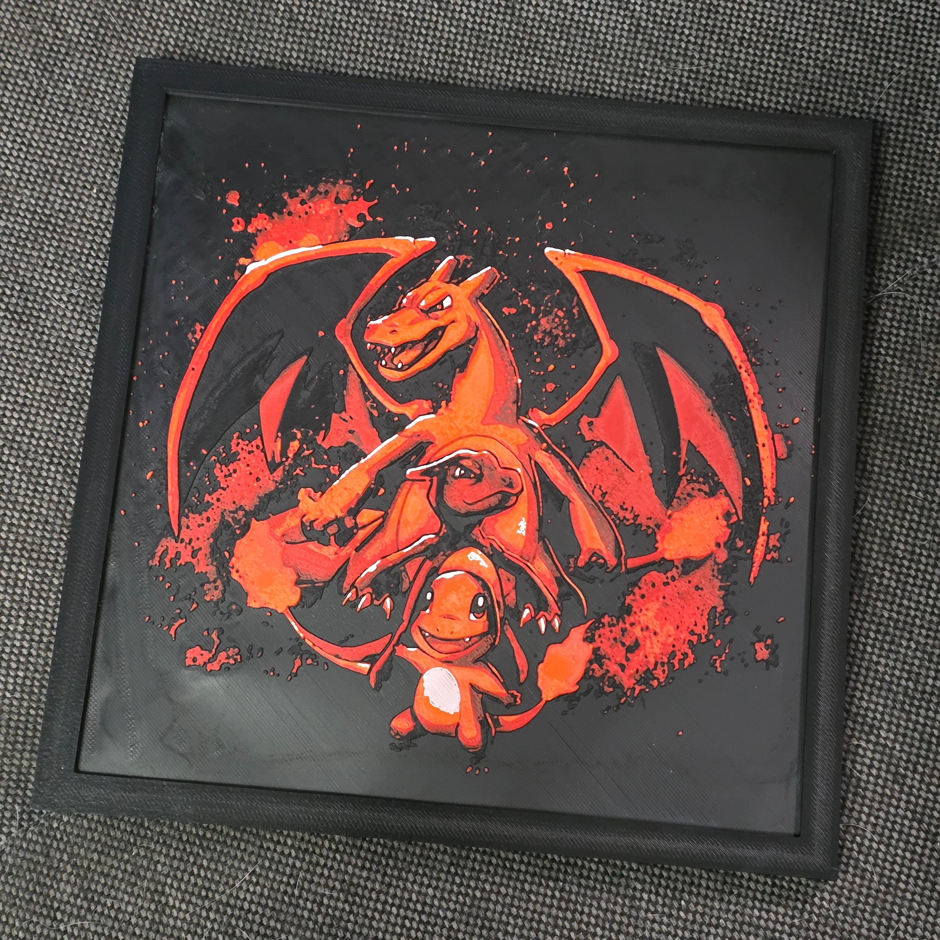 Premium 3D Printed Hueforge Wall Art – Anime & Animated Editions