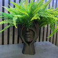 Abstract Lady Face Vase, 3D Printed Display Decoration