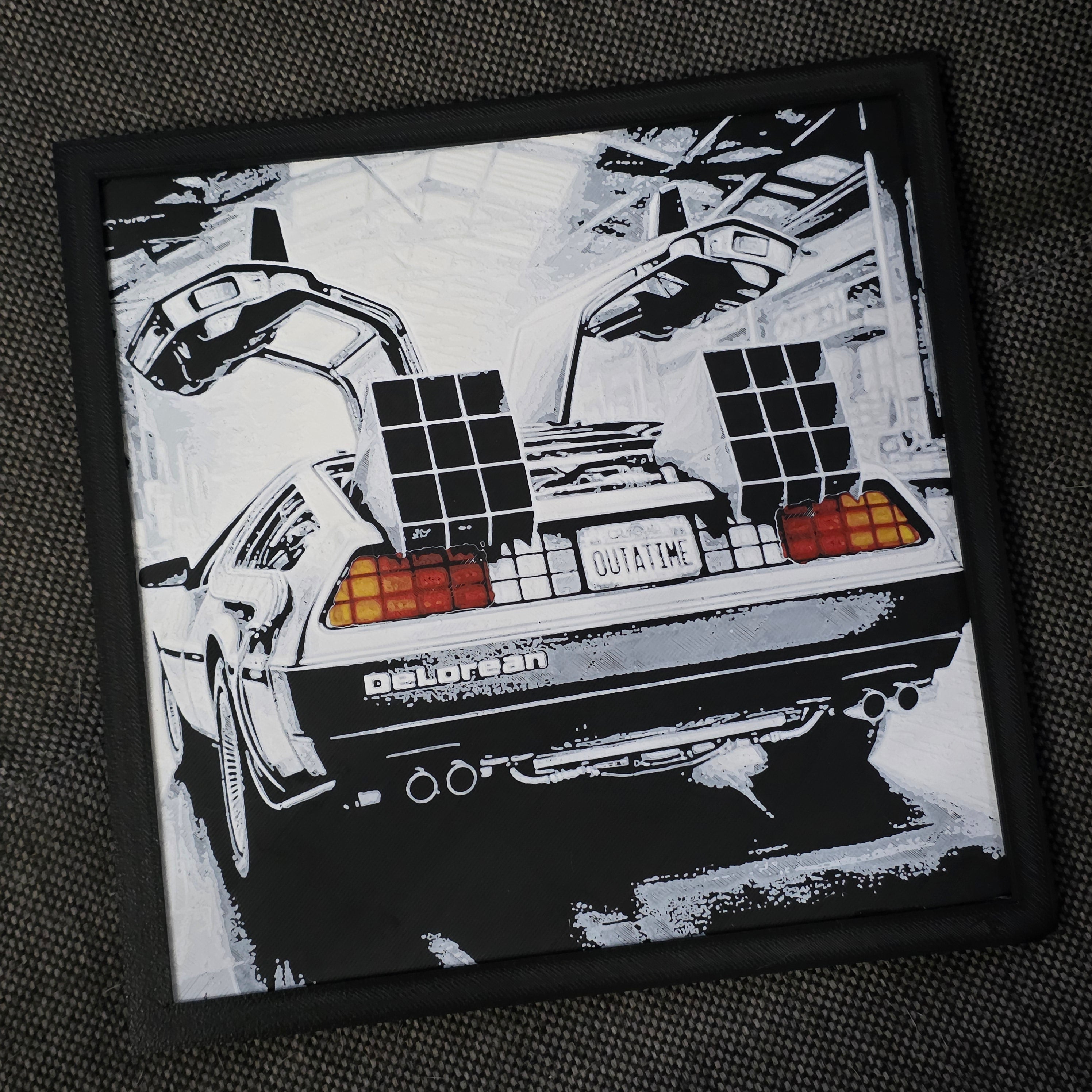 Premium 3D Printed Hueforge Wall Art – Vehicle Editions