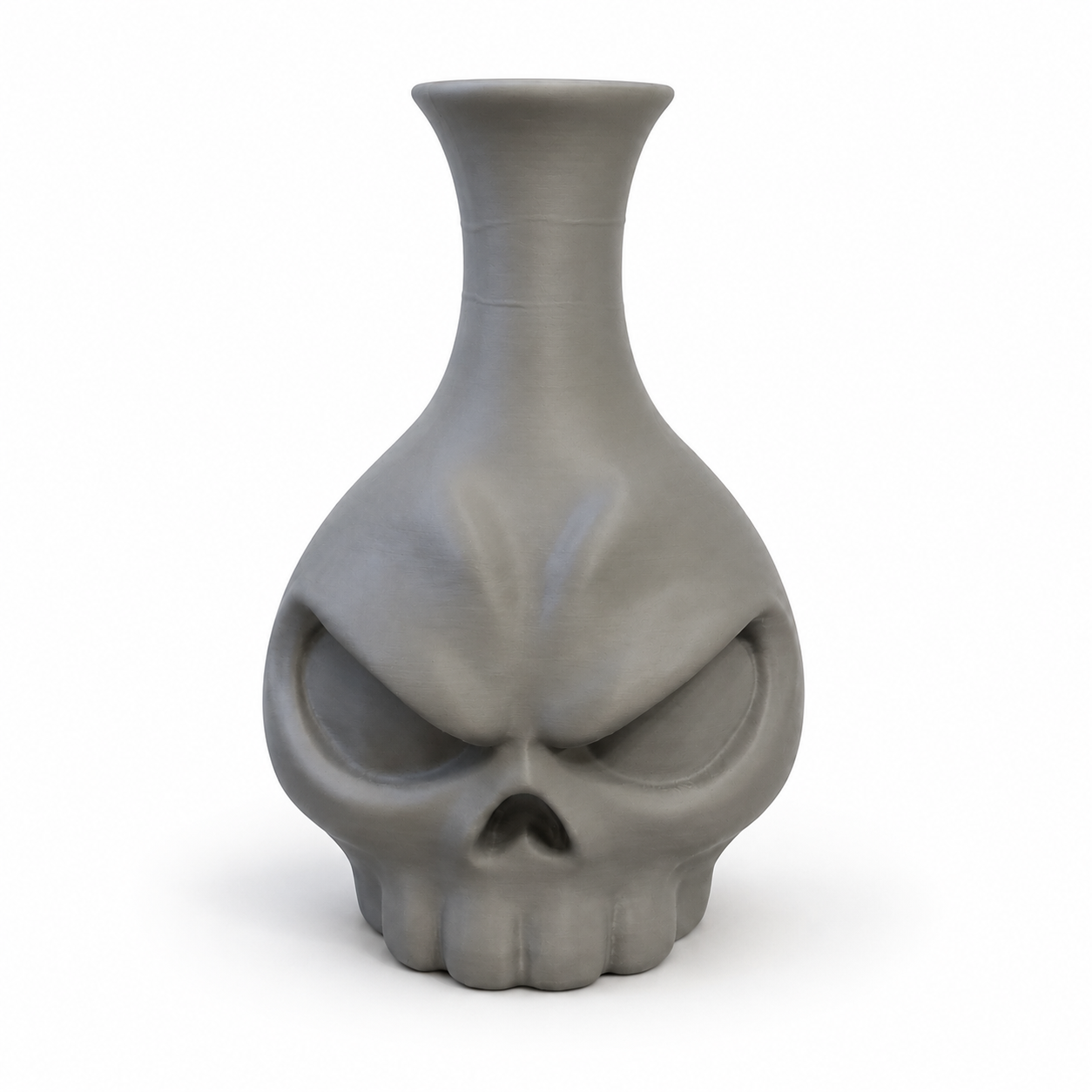 Gothic Skull Inspired Vases & Planters, 3D Printed Aesthetic Display Pieces