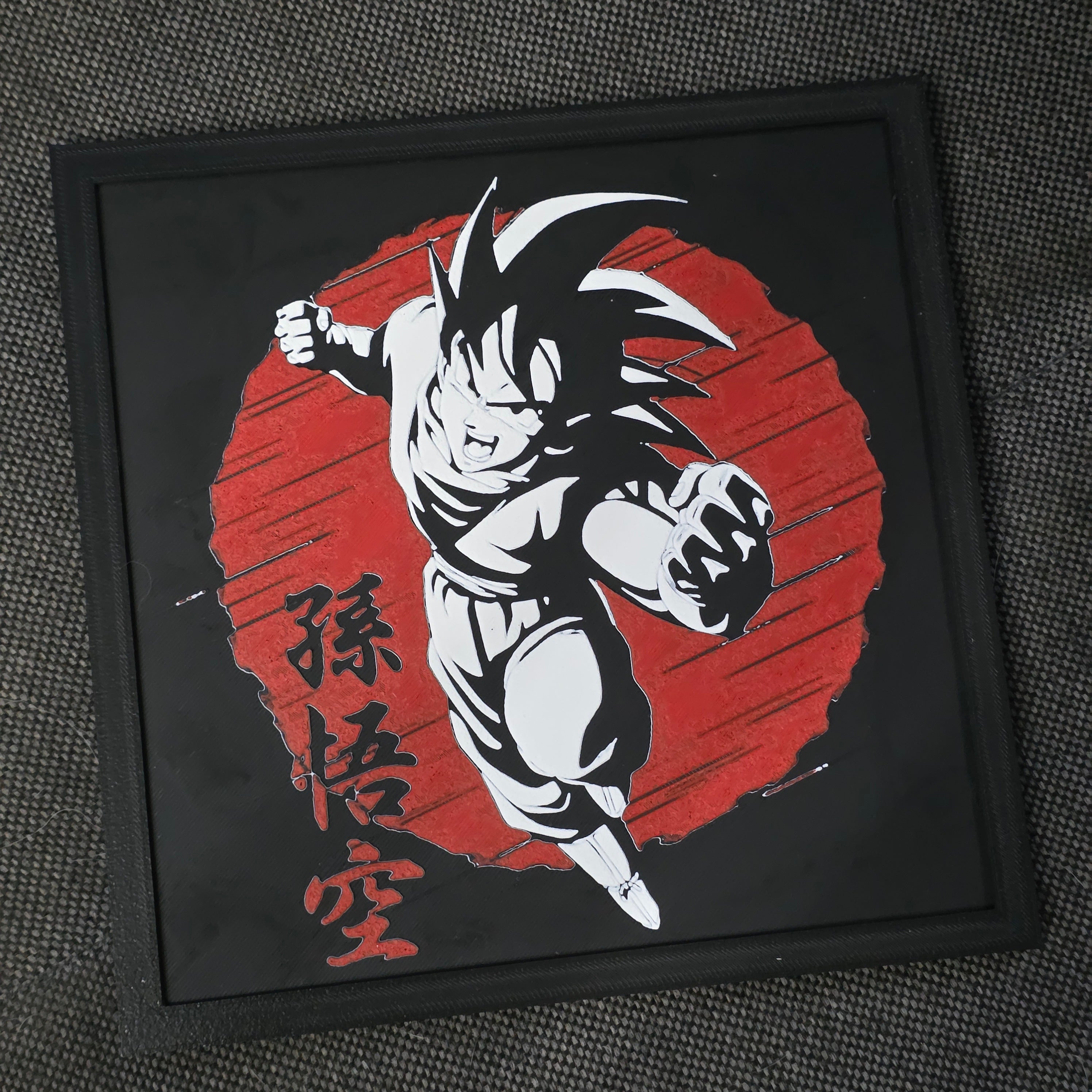 Premium 3D Printed Hueforge Wall Art – Anime Editions