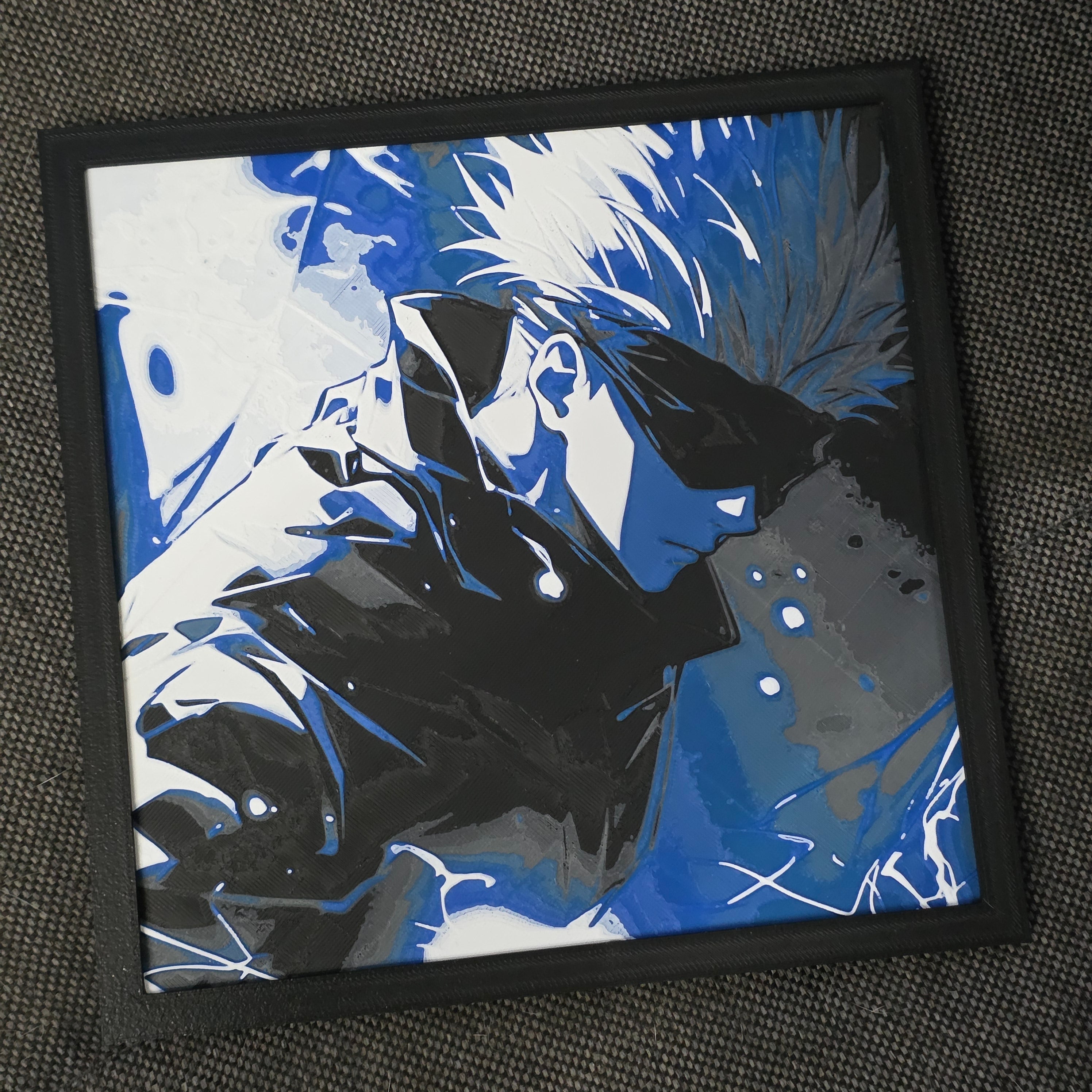 Premium 3D Printed Hueforge Wall Art – Anime Editions
