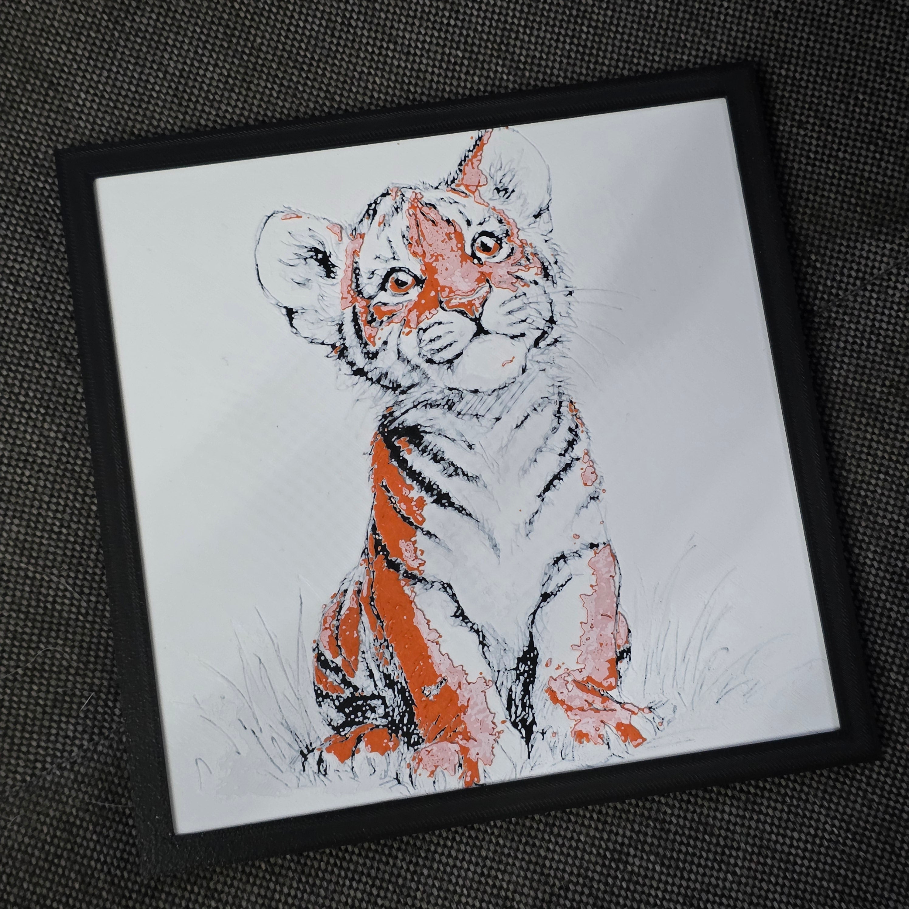 Premium 3D Printed Hueforge Wall Art – Animal Editions