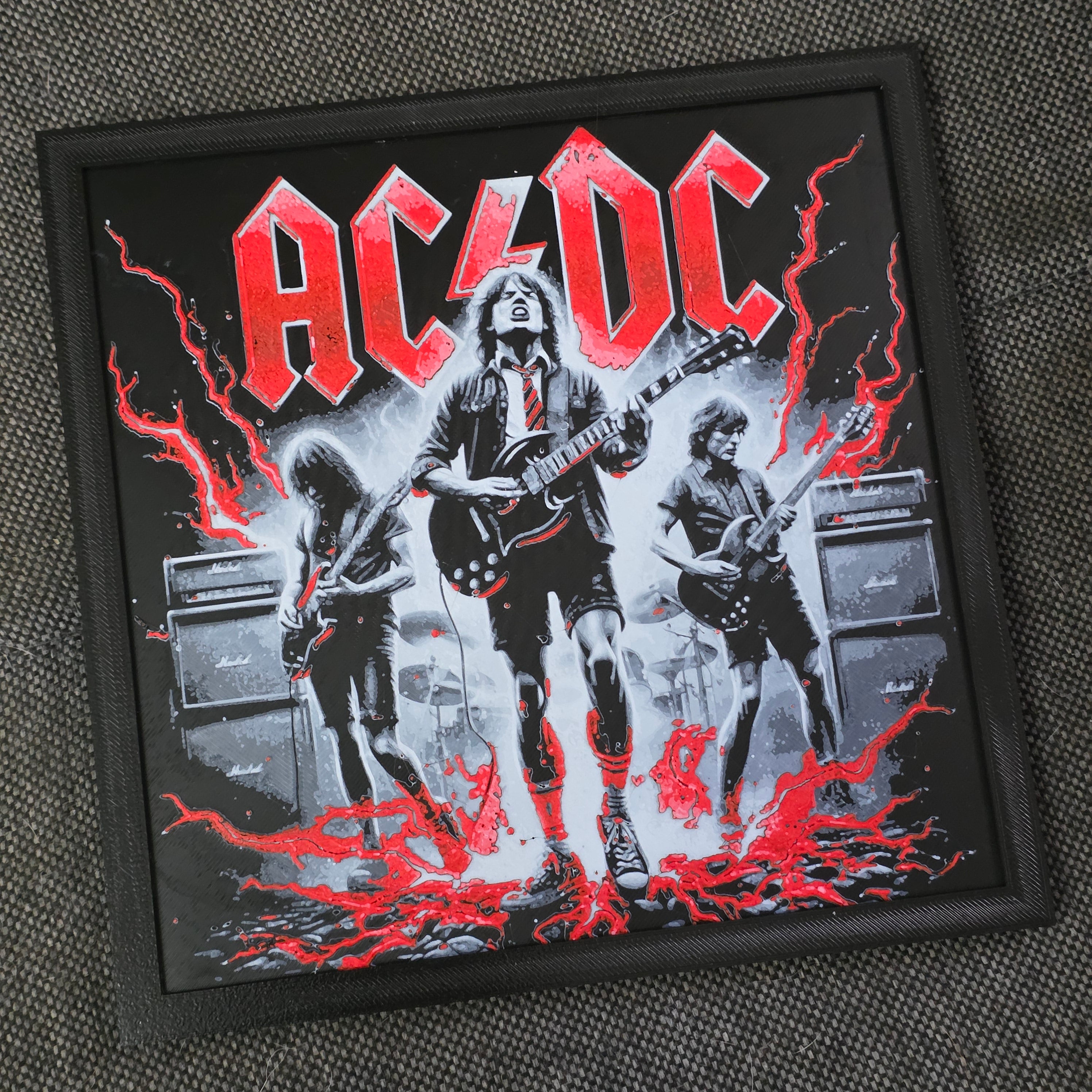 Premium 3D Printed Hueforge Wall Art – Music Editions