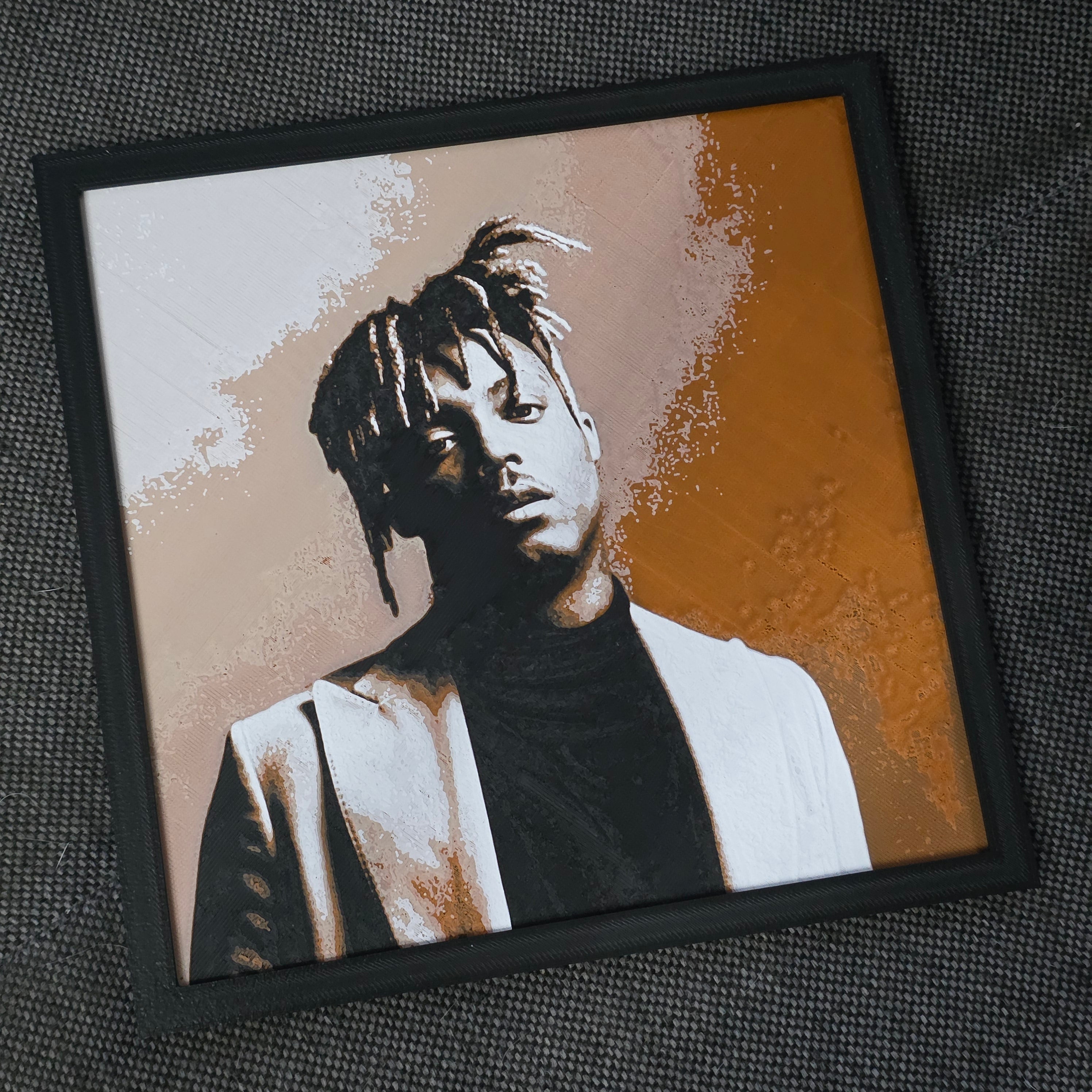Premium 3D Printed Hueforge Wall Art – Music Editions
