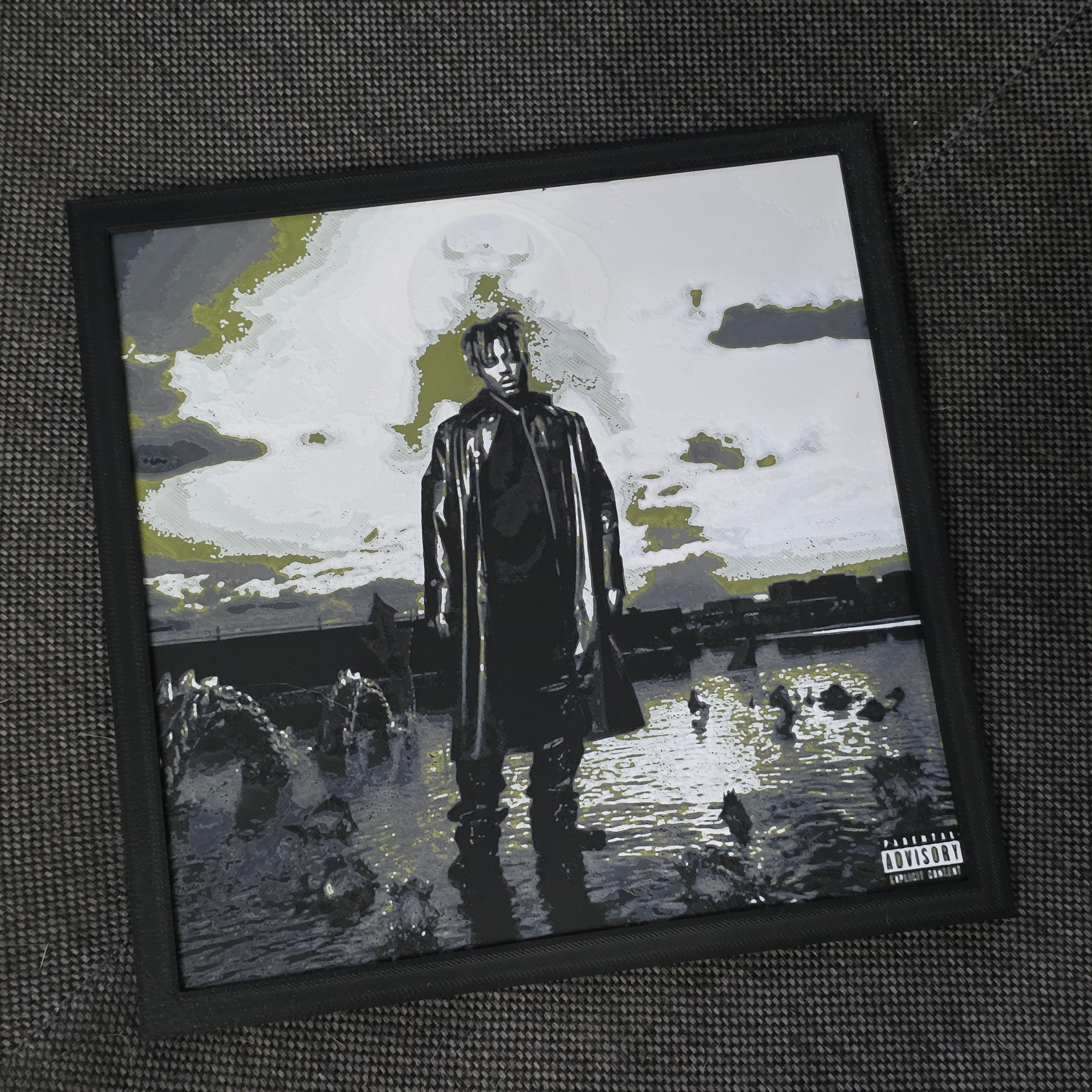 Premium 3D Printed Hueforge Wall Art – Music Editions
