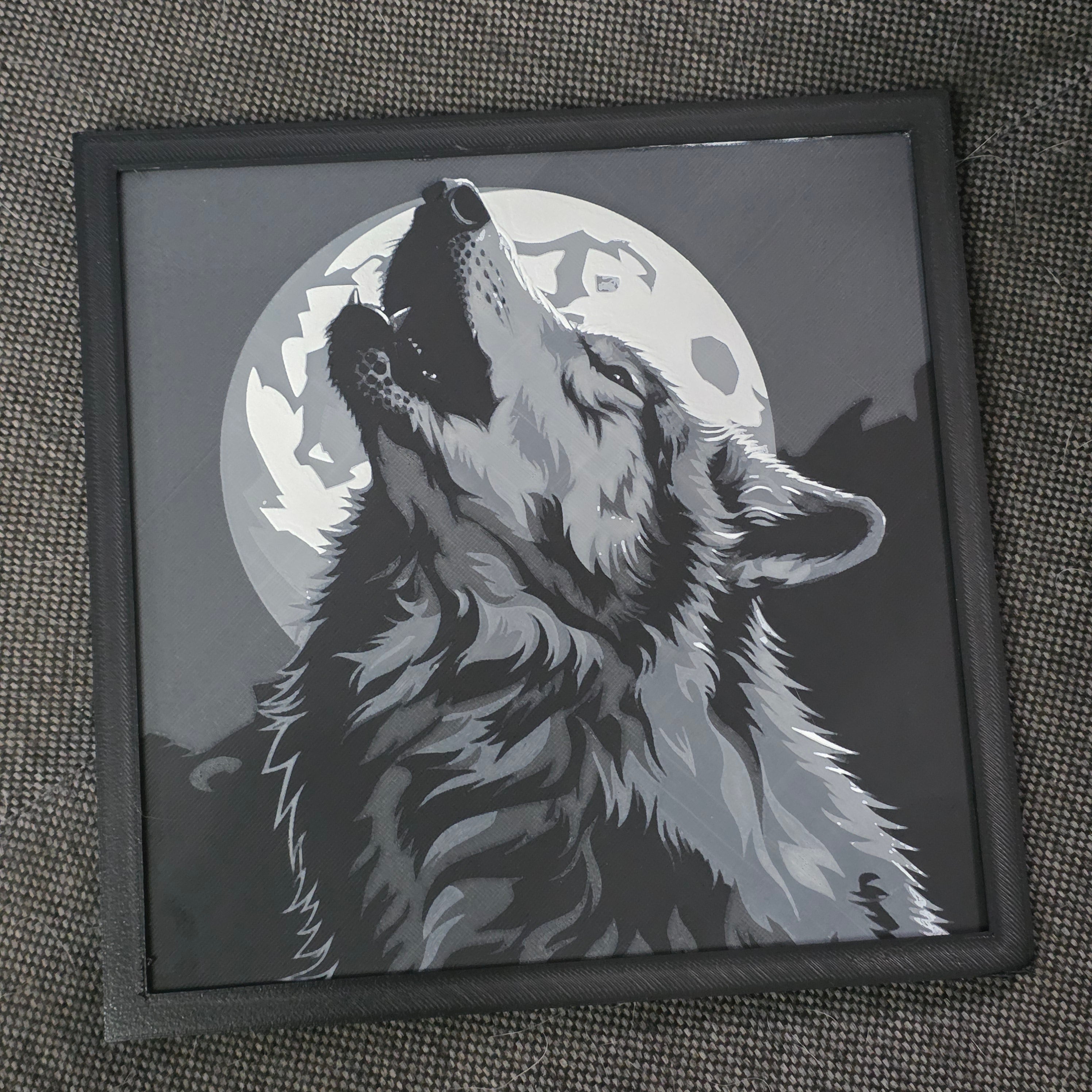 Premium 3D Printed Hueforge Wall Art – Animal Editions