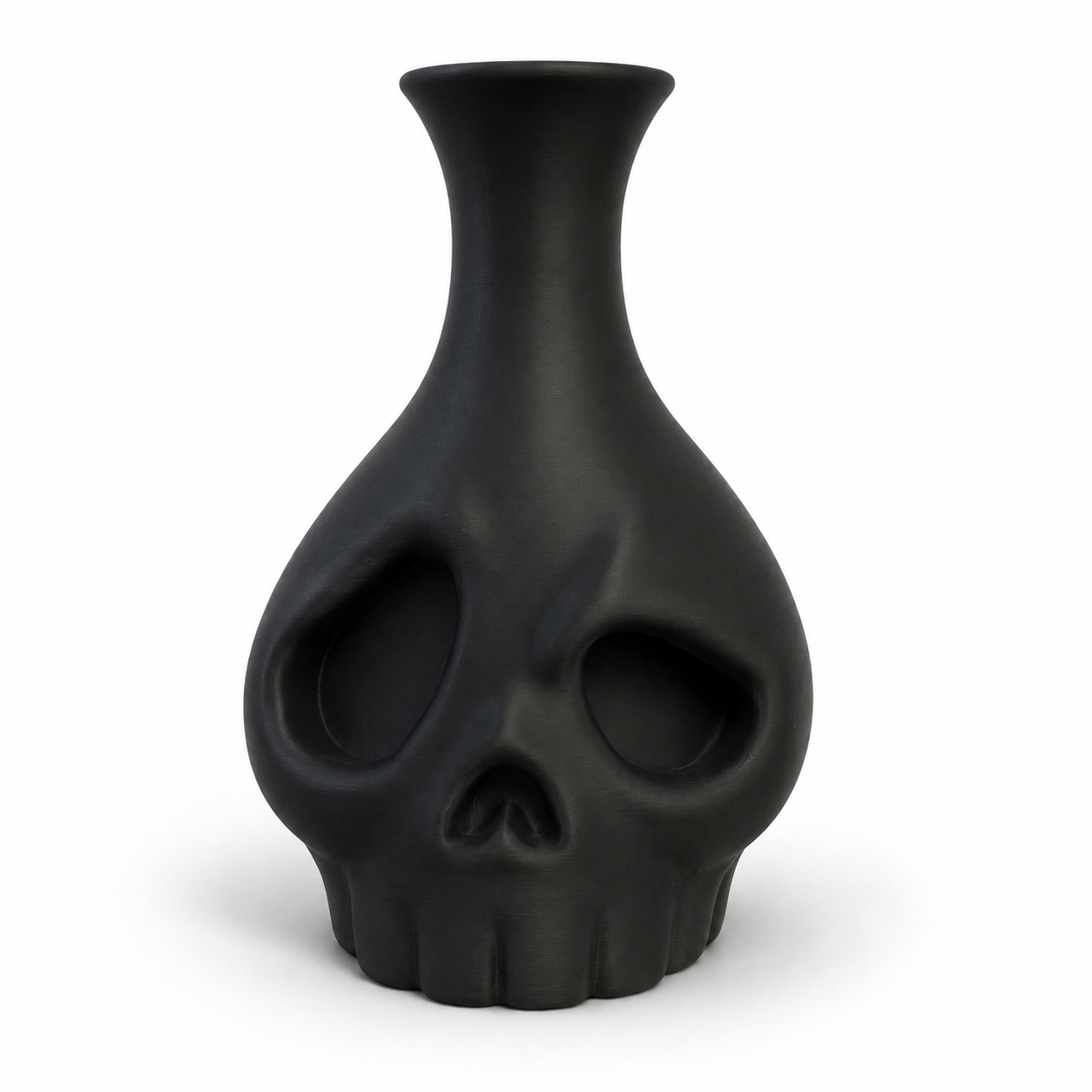 Gothic Skull Inspired Vases & Planters, 3D Printed Aesthetic Display Pieces