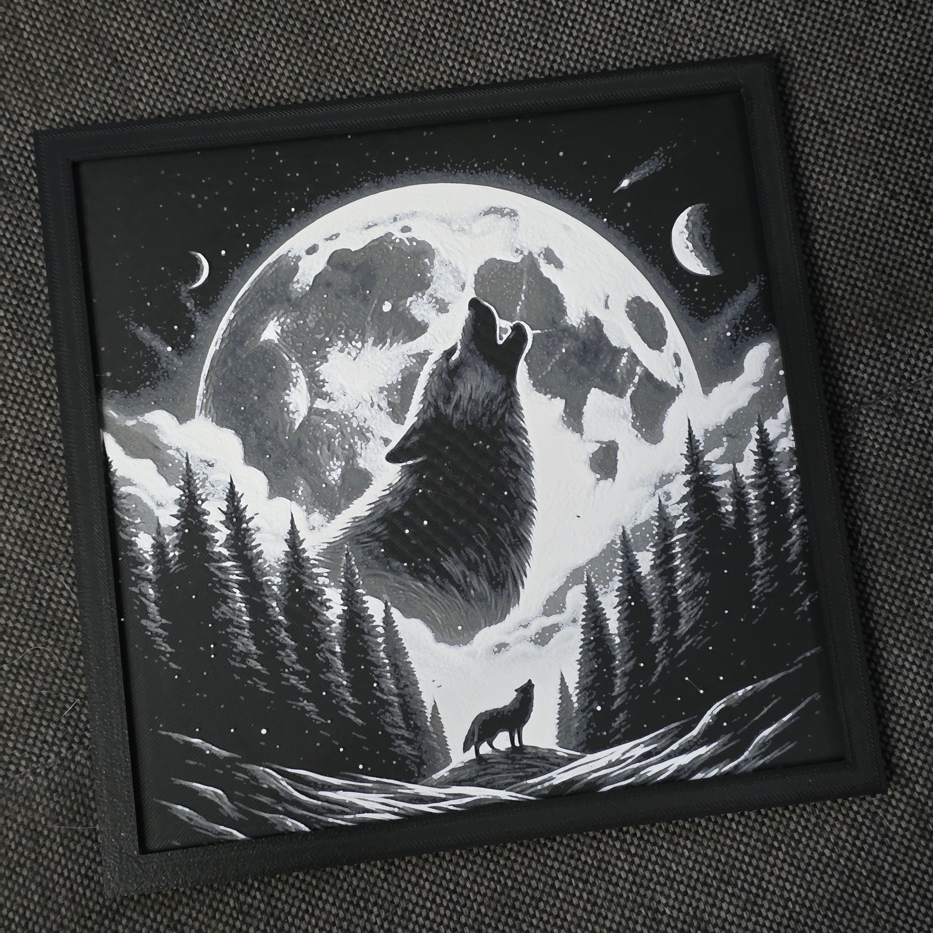 Premium 3D Printed Hueforge Wall Art – Animal Editions
