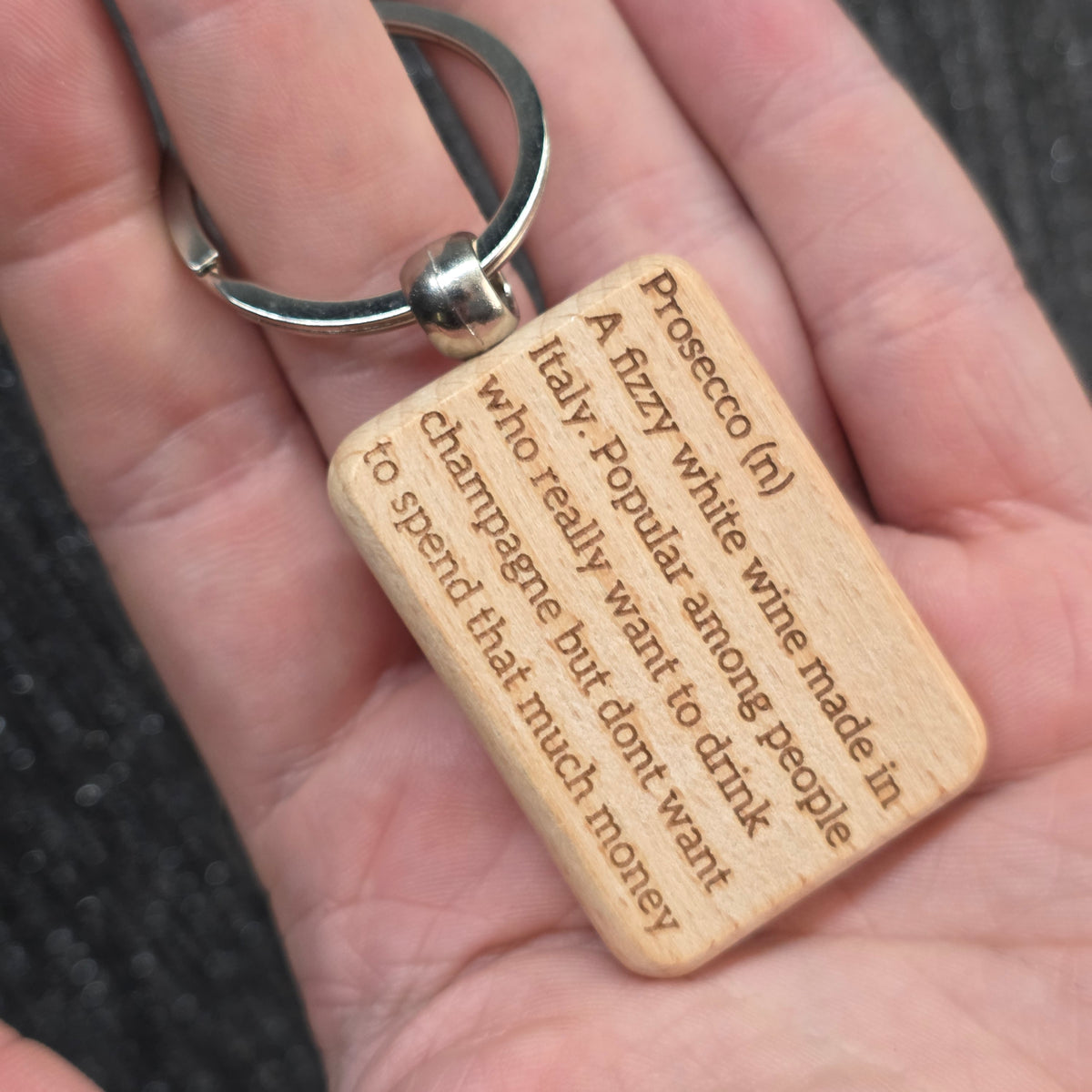 Laser Engraved Wooden Keychains – Funny, Rude & Sweary Quote Keyrings | 18+ Adult Gifts
