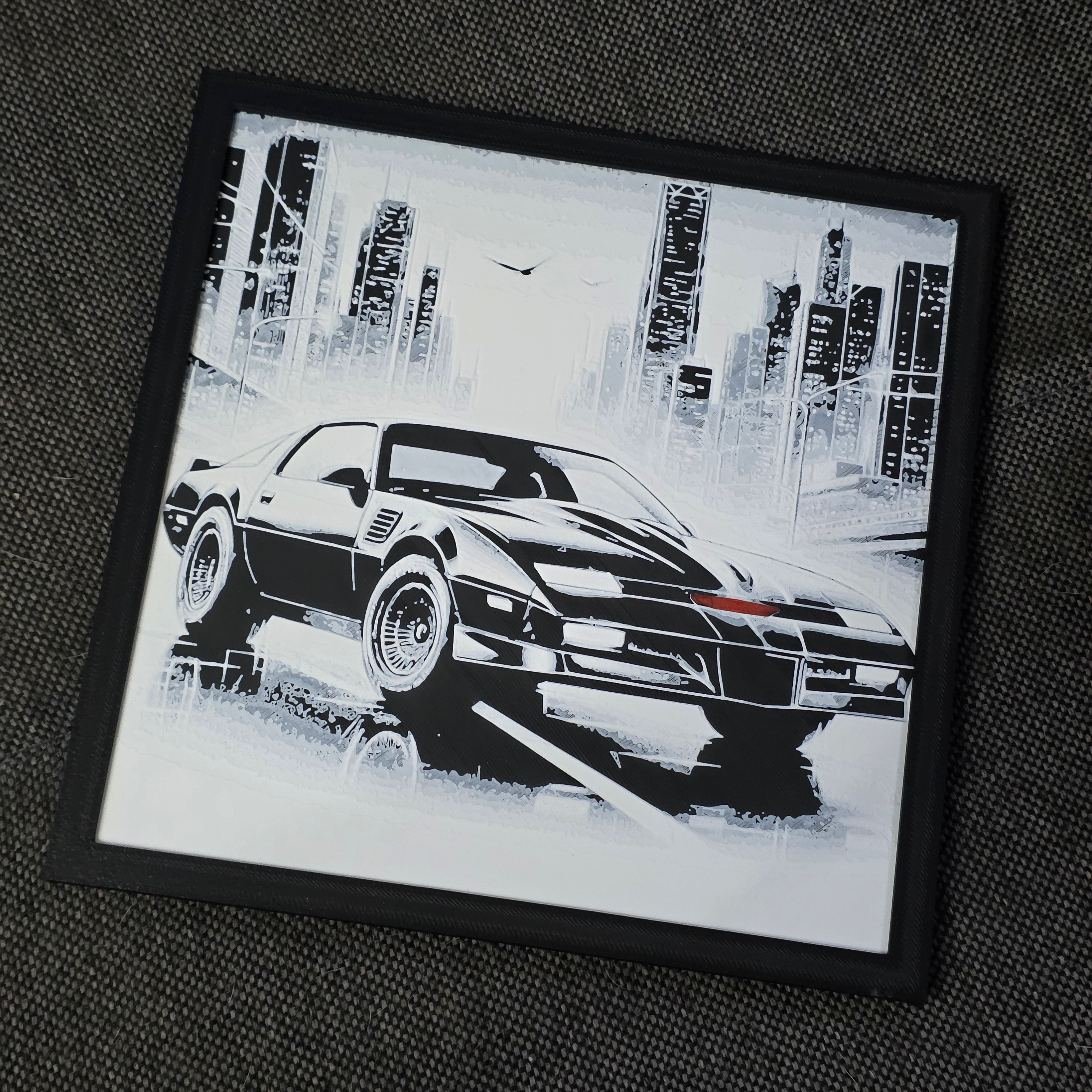Premium 3D Printed Hueforge Wall Art – TV & Film Editions