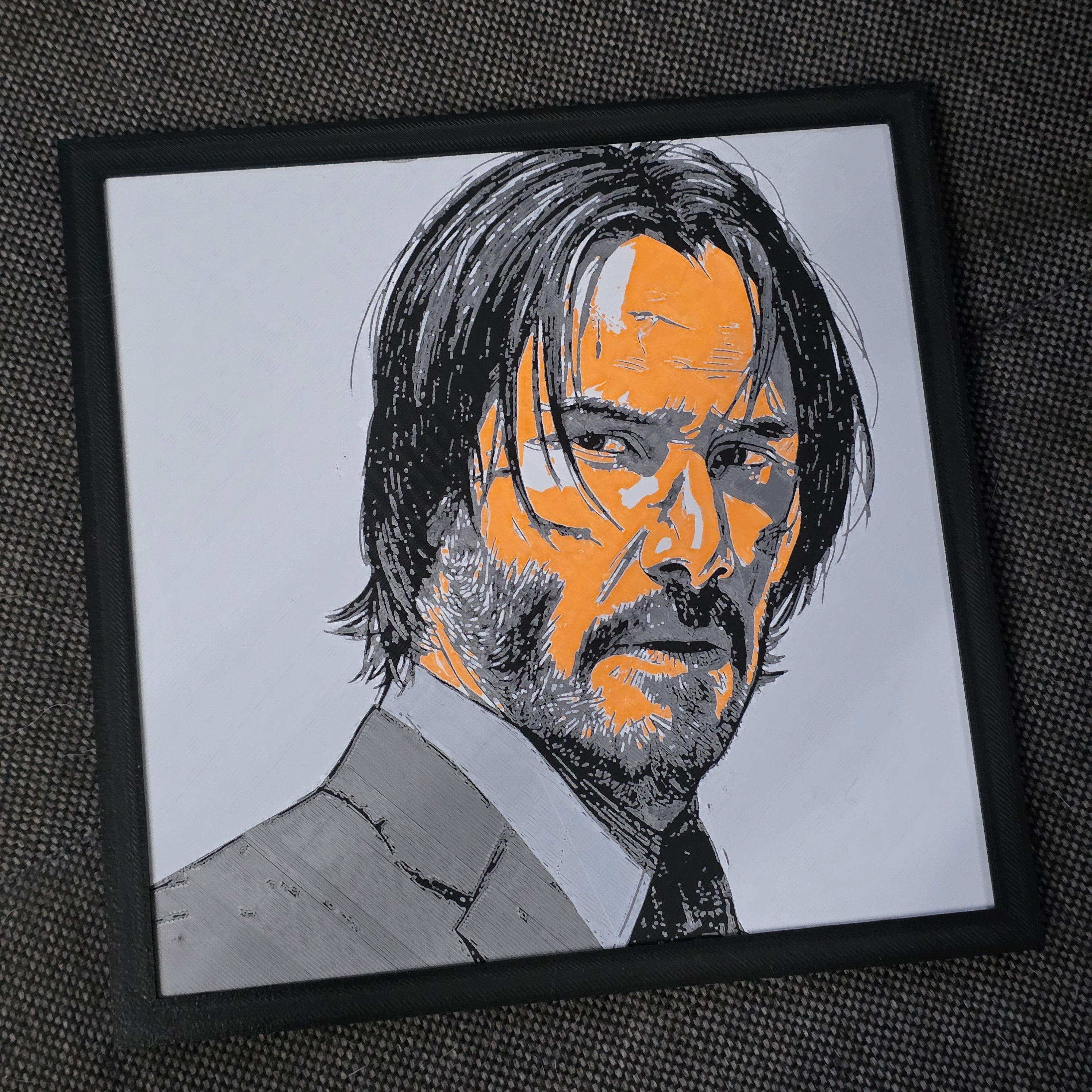 Premium 3D Printed Hueforge Wall Art – TV & Film Editions