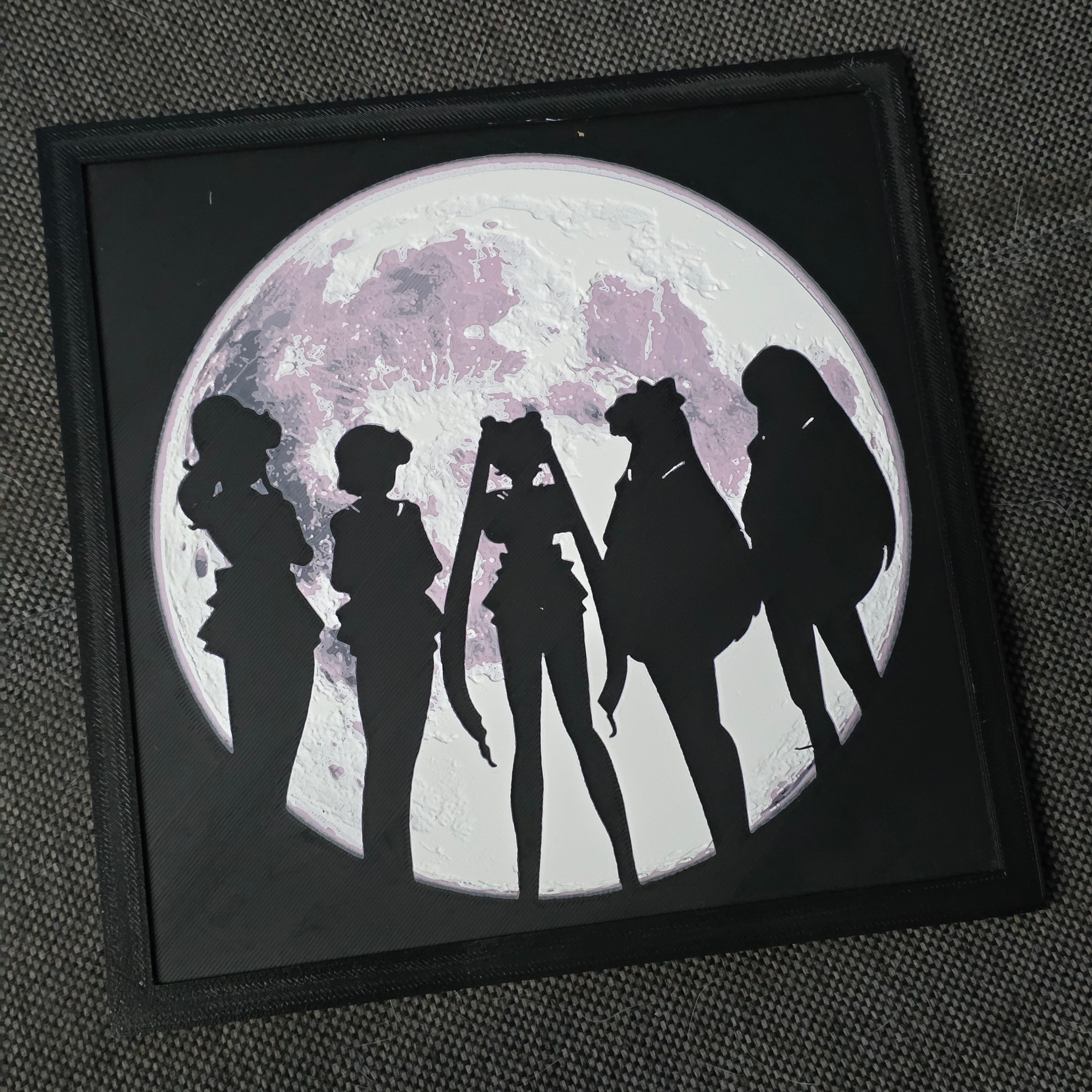 Premium 3D Printed Hueforge Wall Art – Anime & Animated Editions