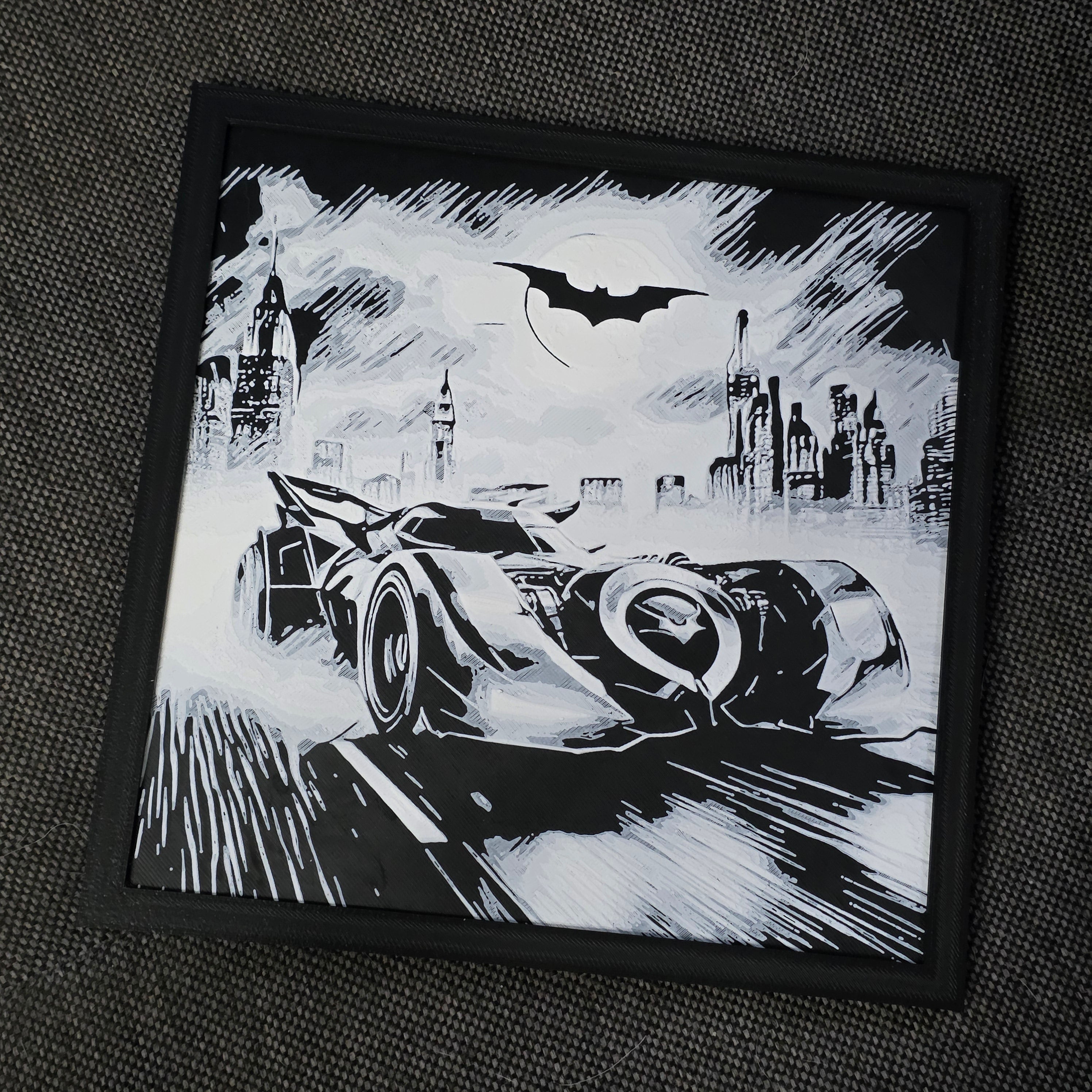 Premium 3D Printed Hueforge Wall Art – Vehicle Editions