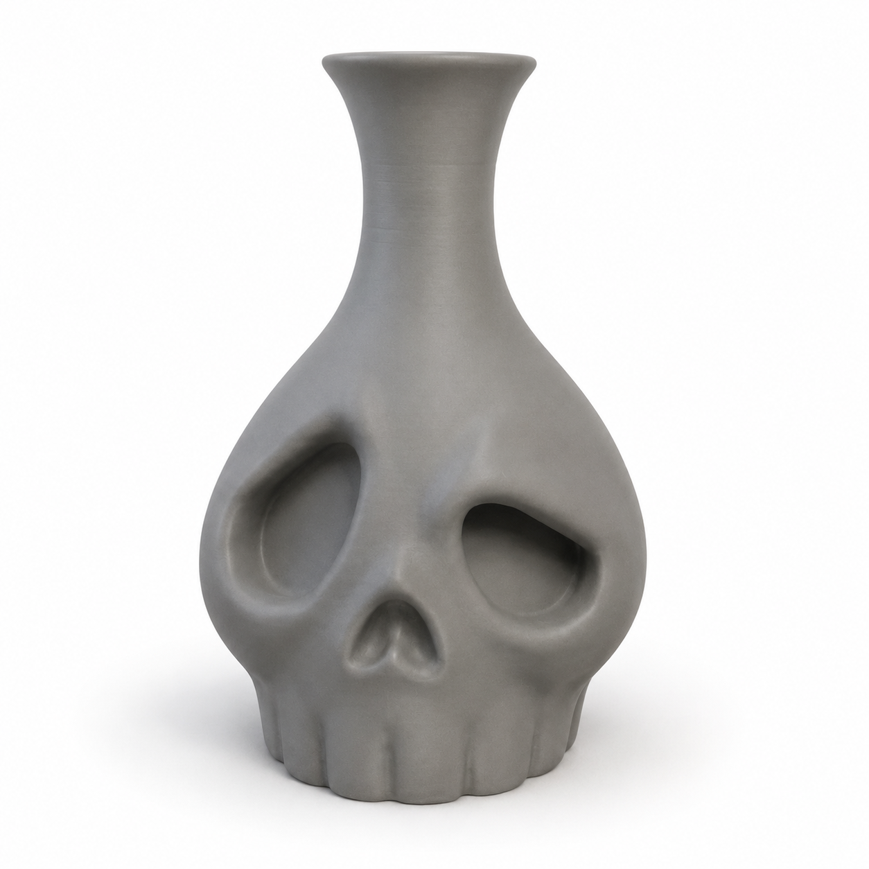 Gothic Skull Inspired Vases & Planters, 3D Printed Aesthetic Display Pieces