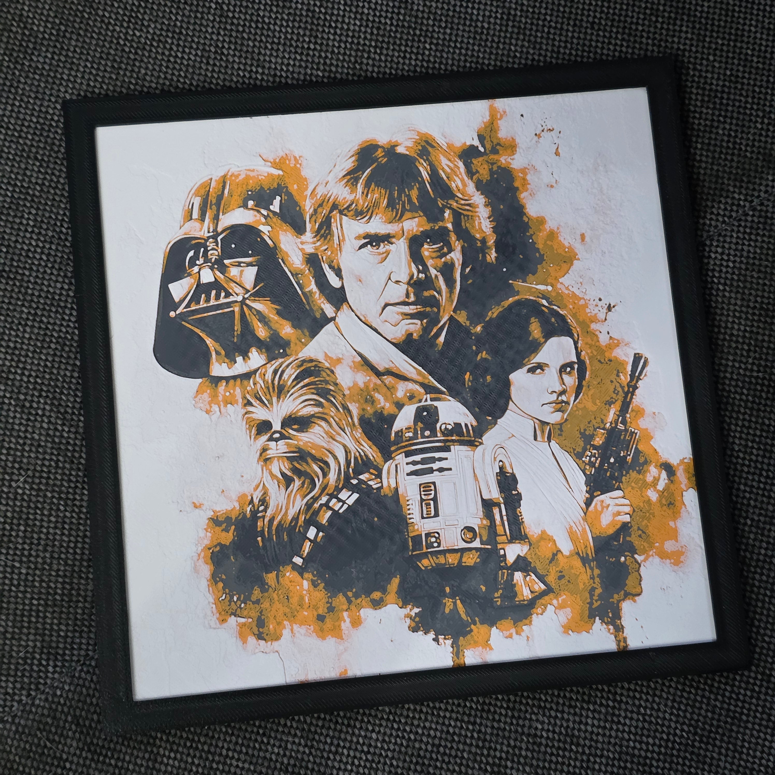 Premium 3D Printed Hueforge Wall Art – TV & Film Editions