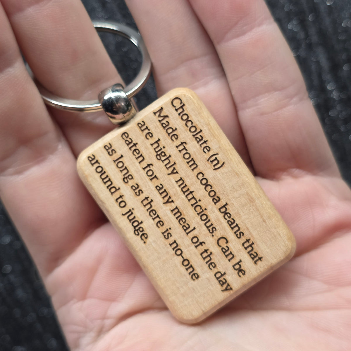 Laser Engraved Wooden Keychains – Funny, Rude & Sweary Quote Keyrings | 18+ Adult Gifts