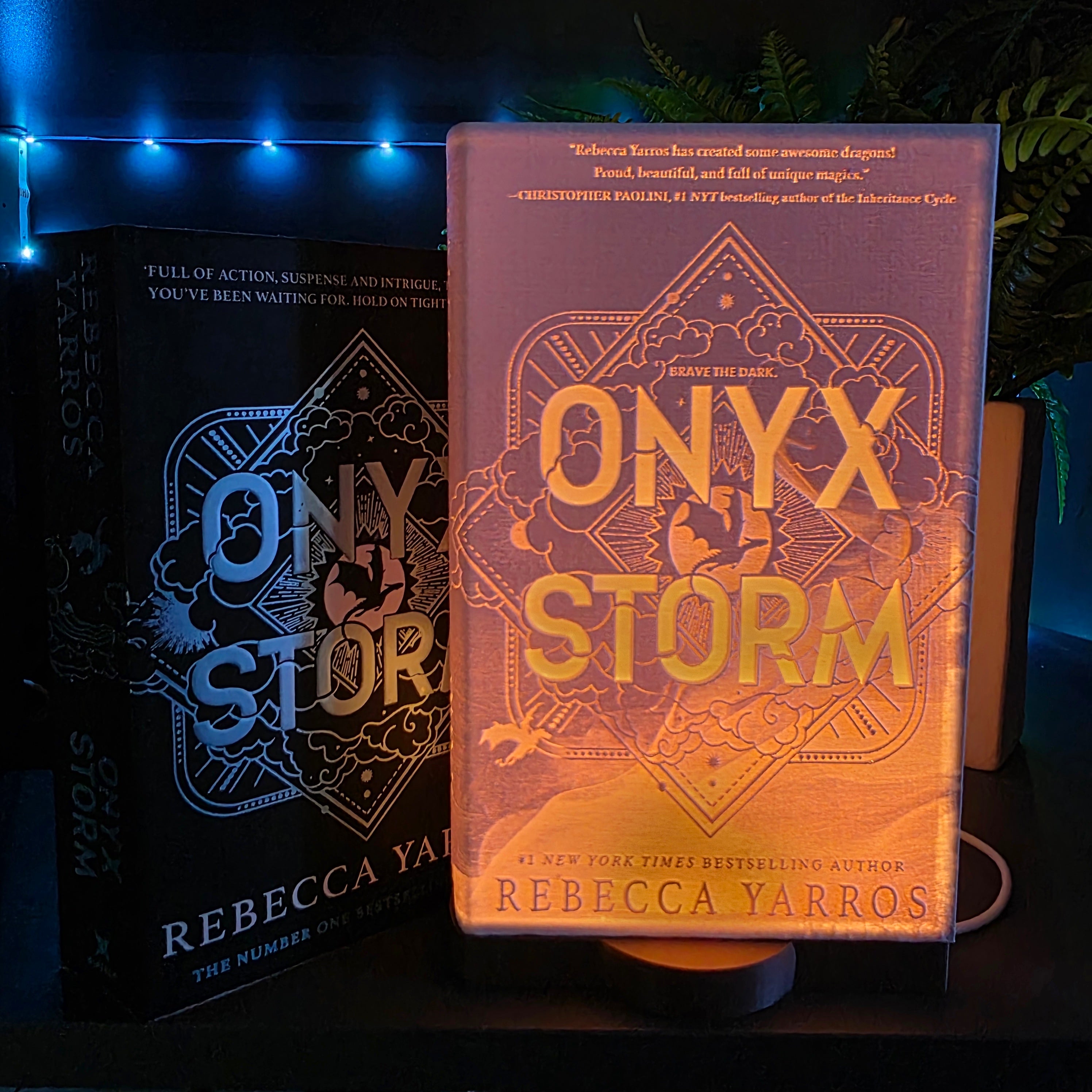 Fourth Wing Inspired 3D Printed LED Book Light with Stand