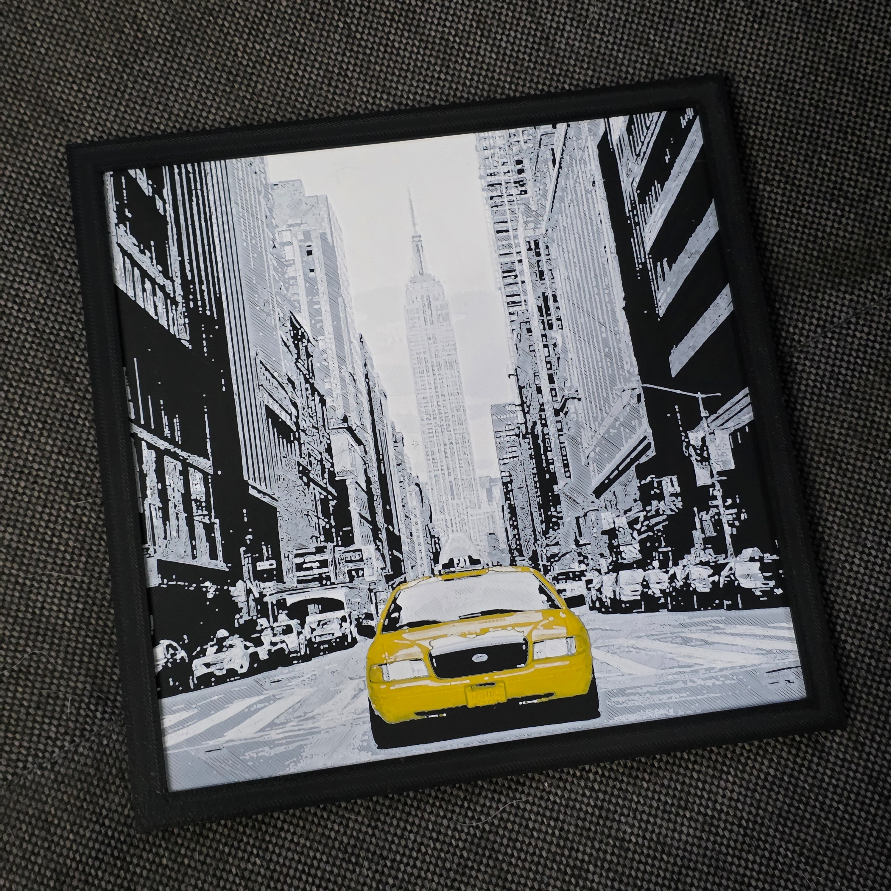 Premium 3D Printed Hueforge Wall Art – Vehicle Editions