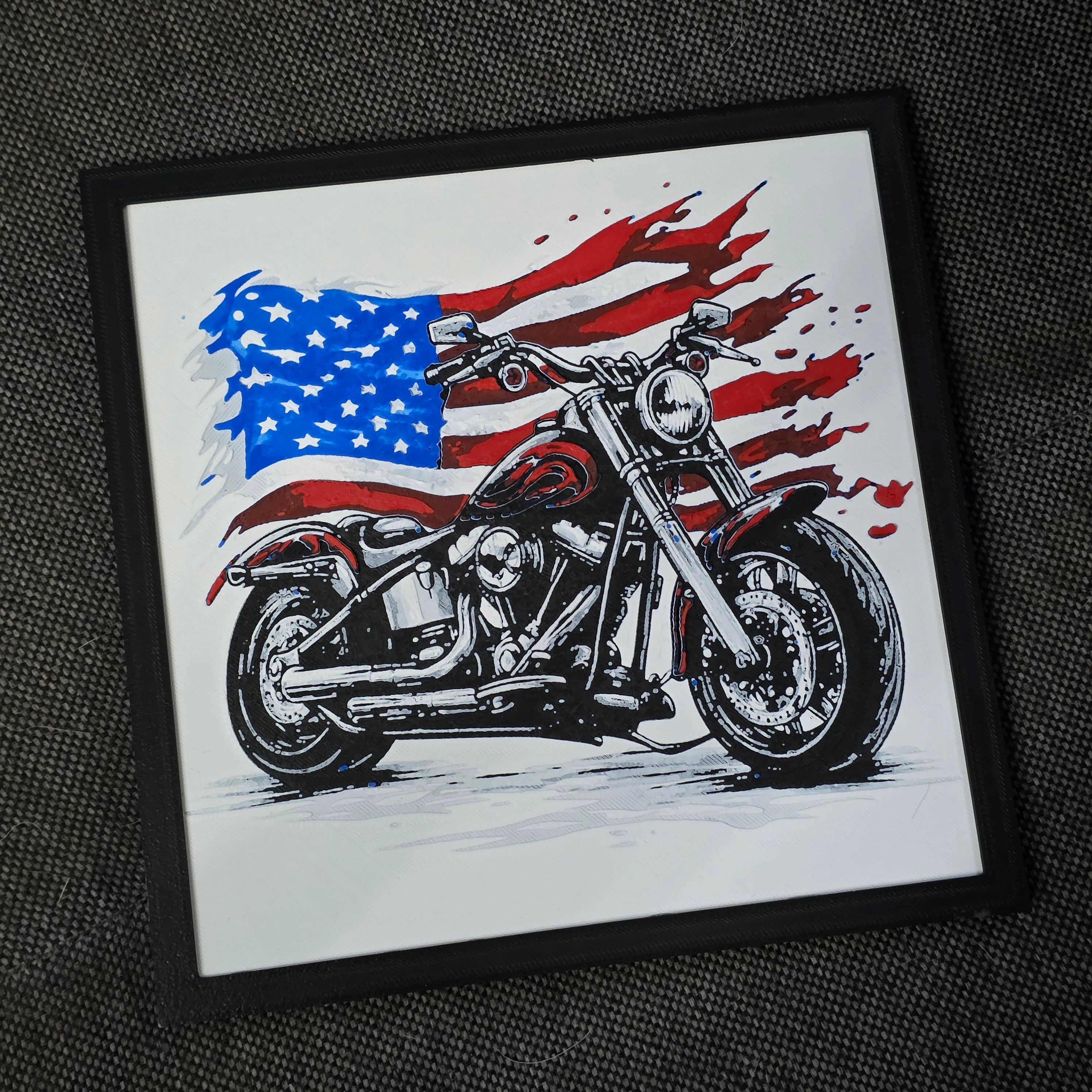 Premium 3D Printed Hueforge Wall Art – Vehicle Editions