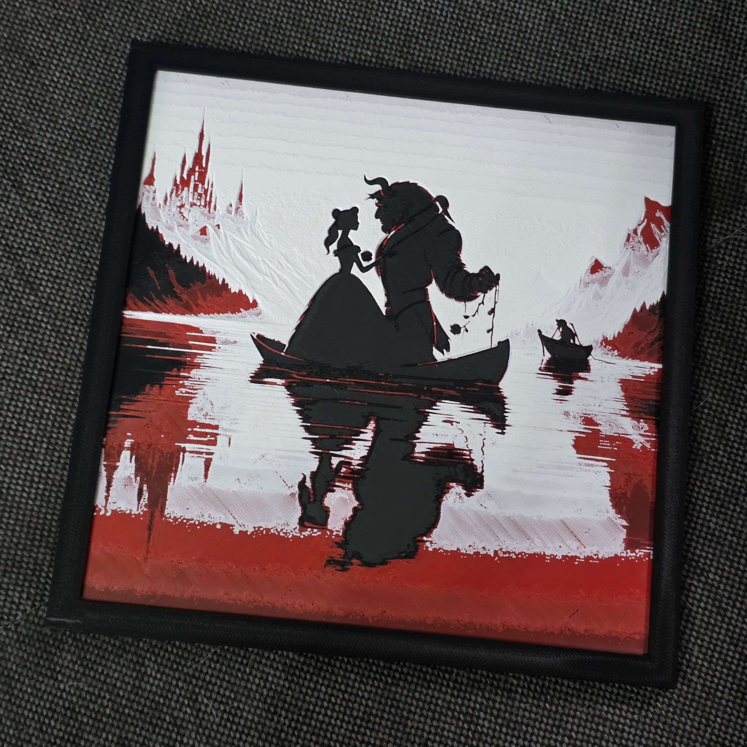 Premium 3D Printed Hueforge Wall Art – Anime & Animated Editions