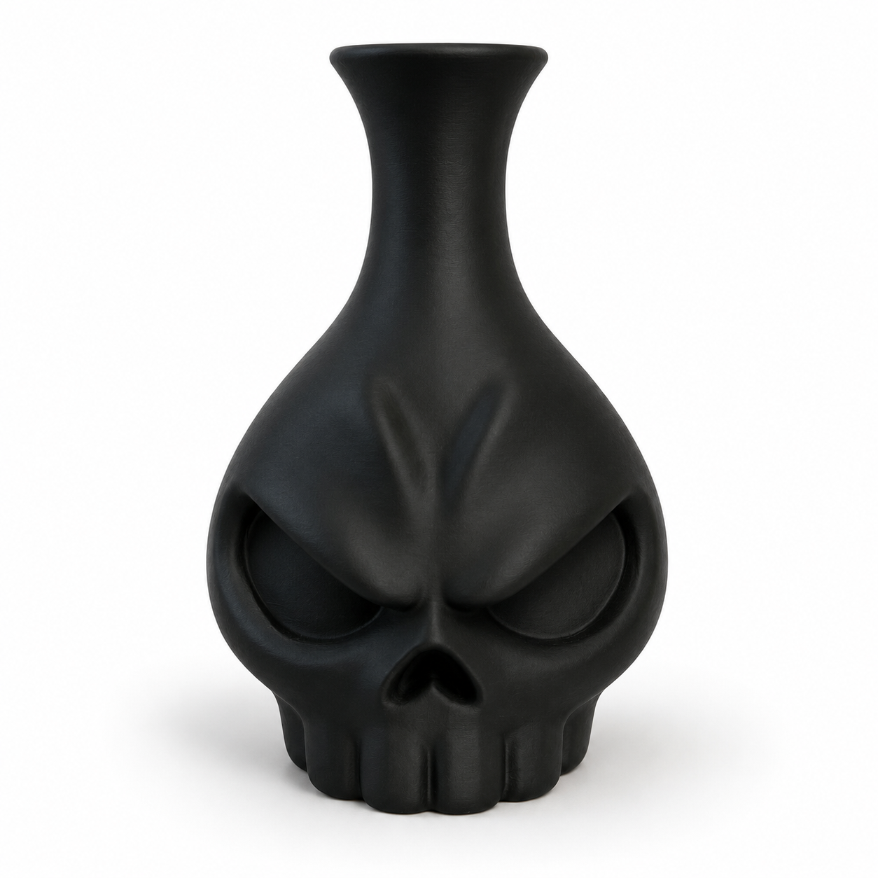 Gothic Skull Inspired Vases & Planters, 3D Printed Aesthetic Display Pieces